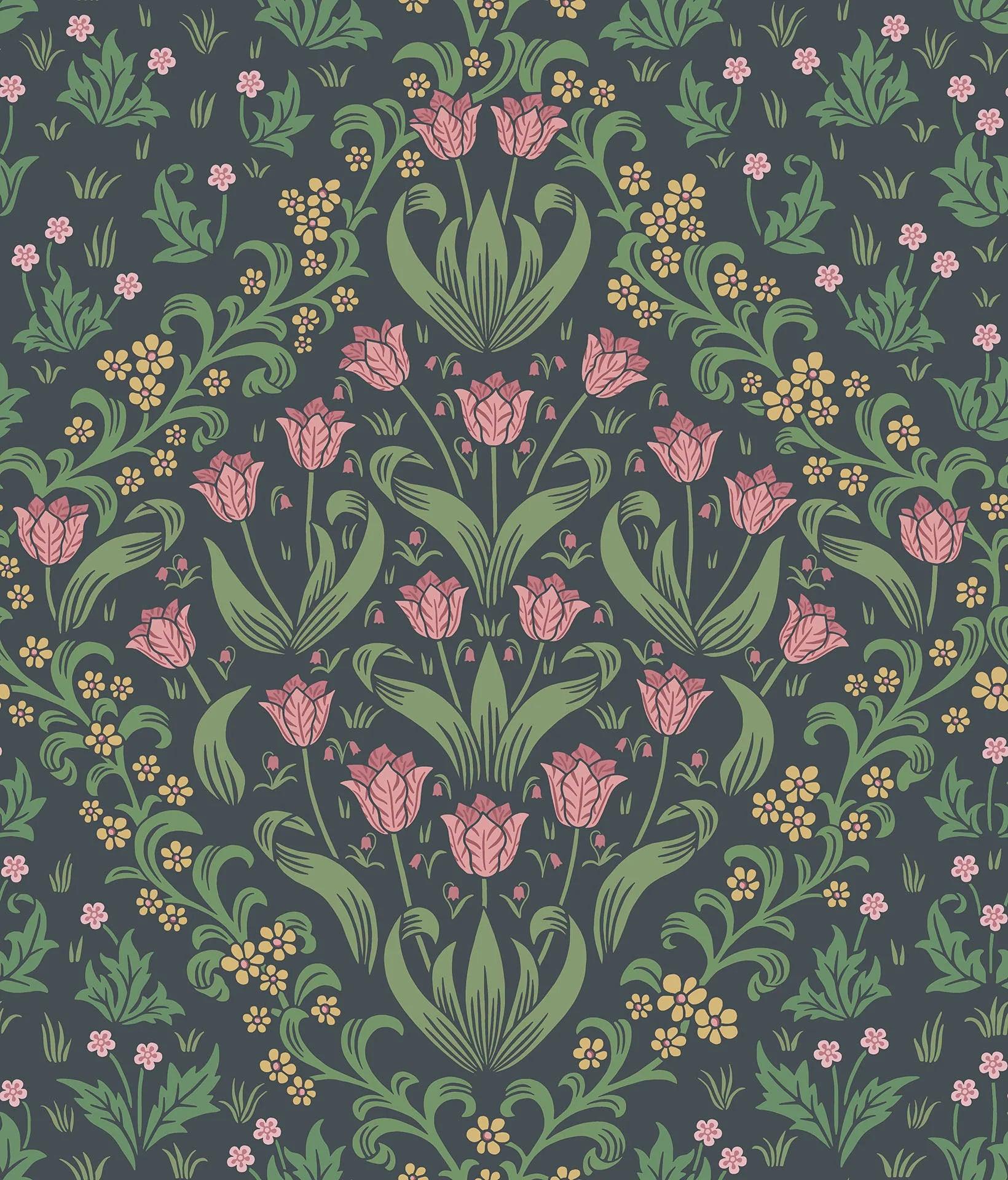 Tapeta HRP GREAT MASTERS - Tudor Garden różowy Cole & Son Eye on Design