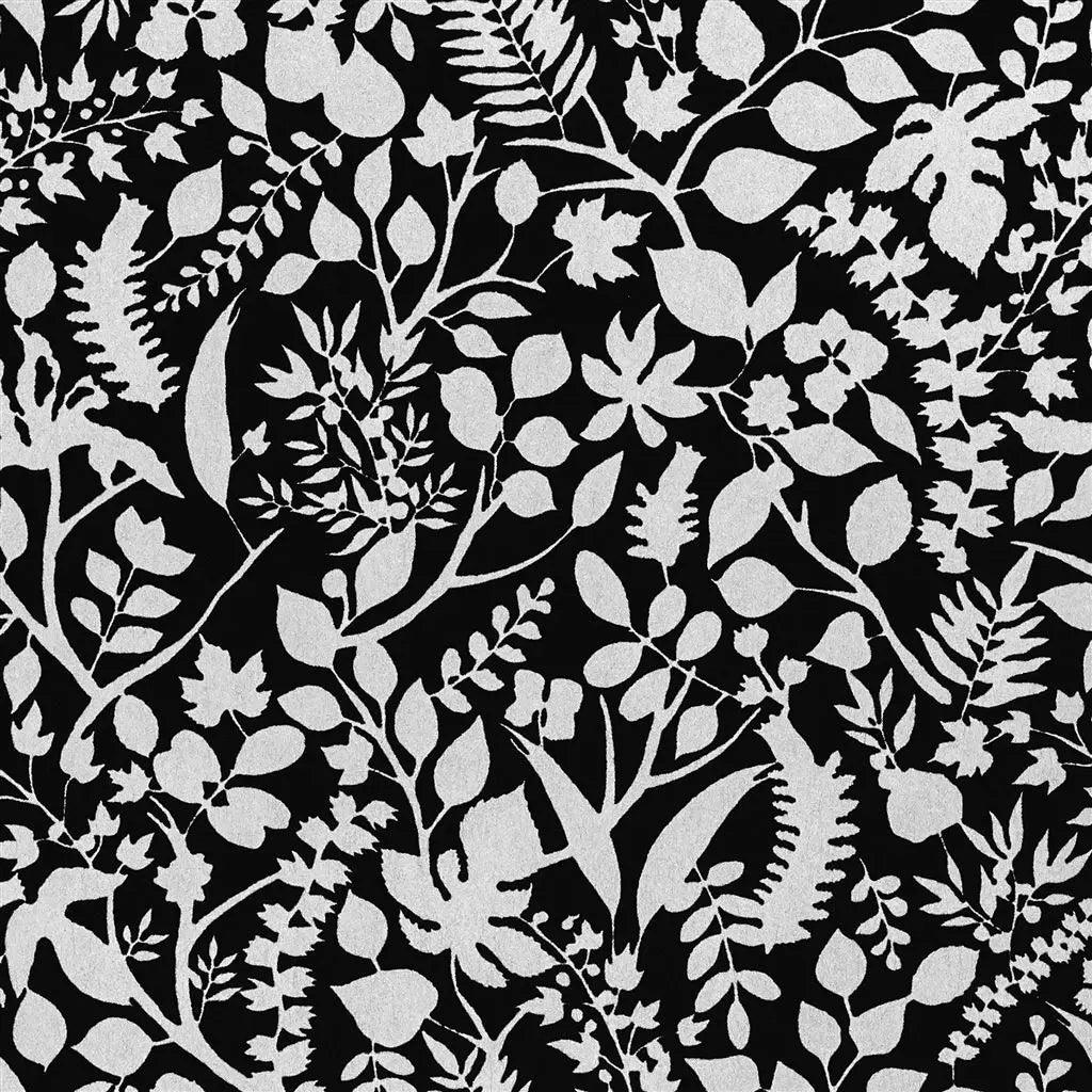 Tapeta L EDEN SOFT ARGENT czarny z białym Christian Lacroix Eye on Design