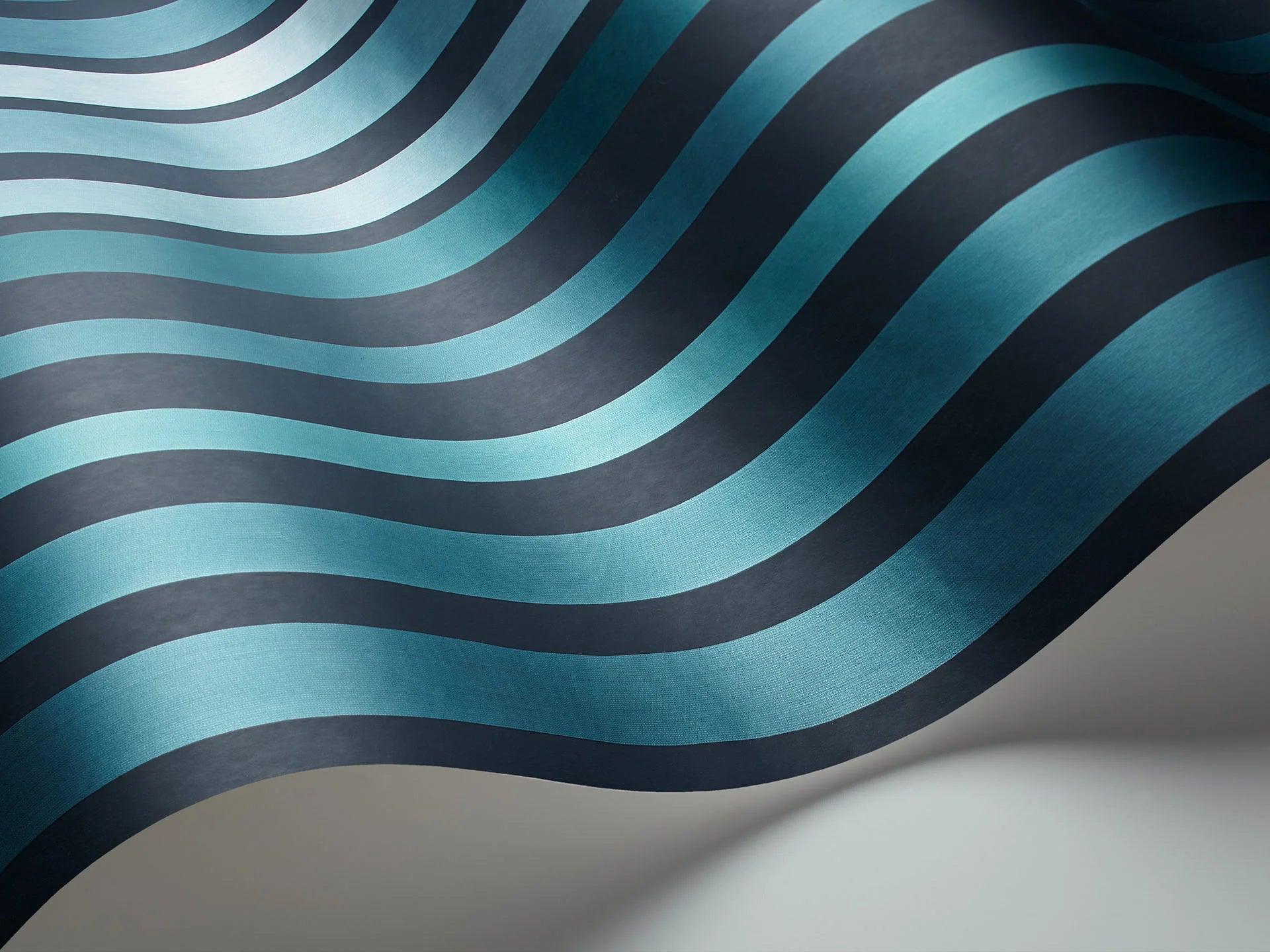 Tapeta MARQUEE STRIPES - Carousel Stripe niebieski Cole & Son Eye on Design