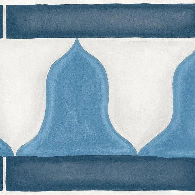 Tapeta MARTYN LAWRENCE BULLARD - Zellige Border niebieski Cole & Son Eye on Design