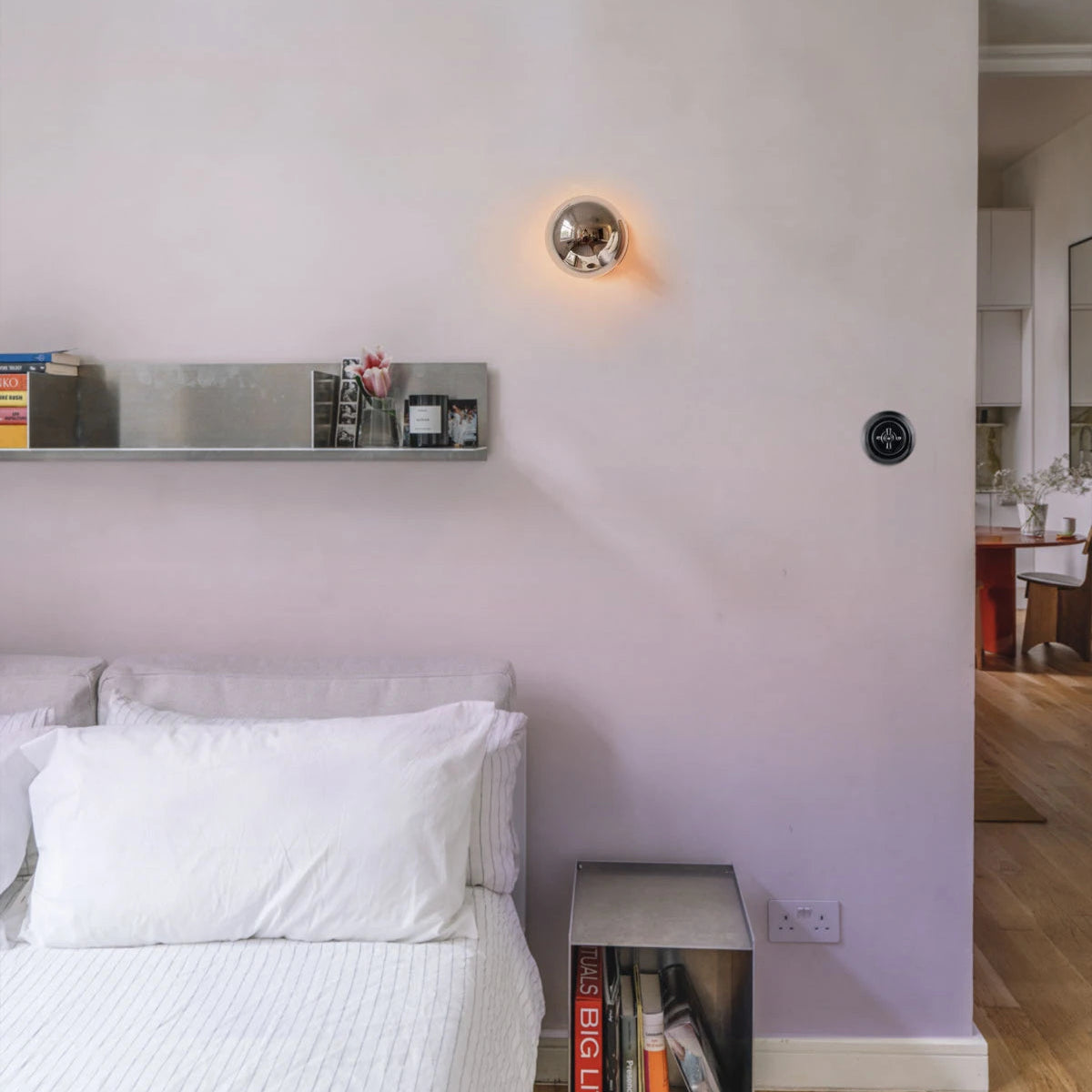 Ombre Blossom Wallpaper in Powder Pink