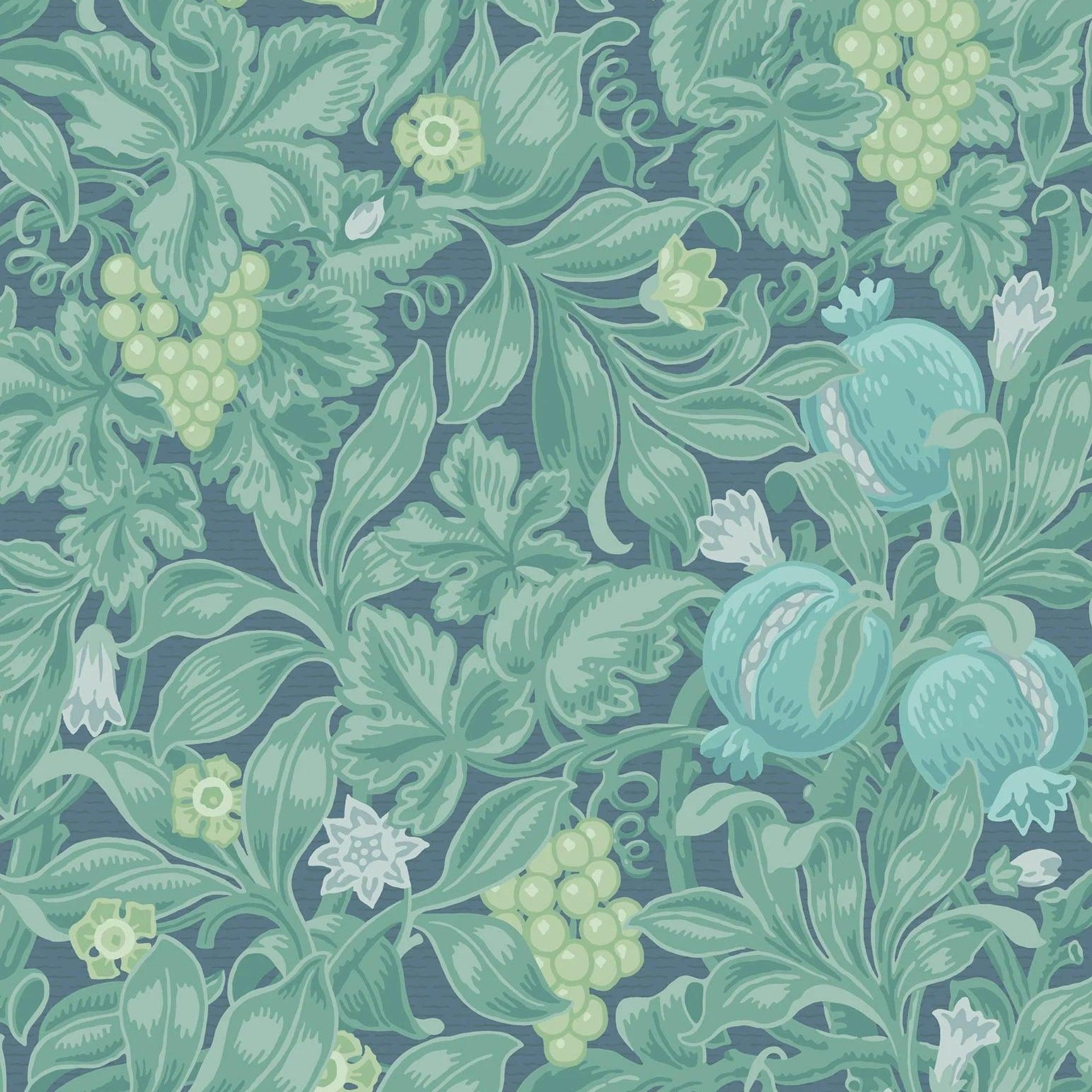 Tapeta THE PEARWOOD COLLECTION - Vines of Pomona niebieski Cole & Son Eye on Design