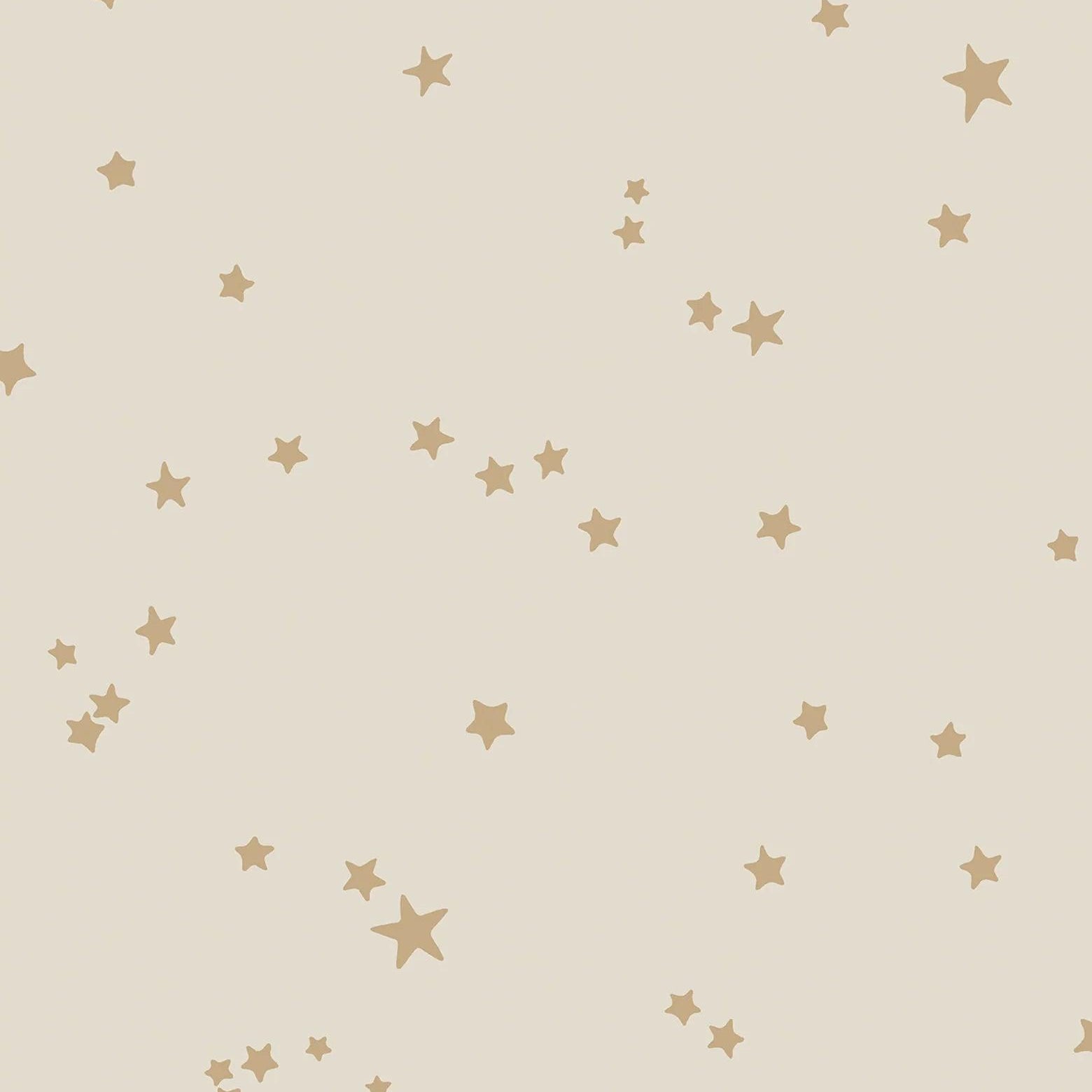 Tapeta WHIMSICAL - Stars złoto na beżu Cole & Son Eye on Design
