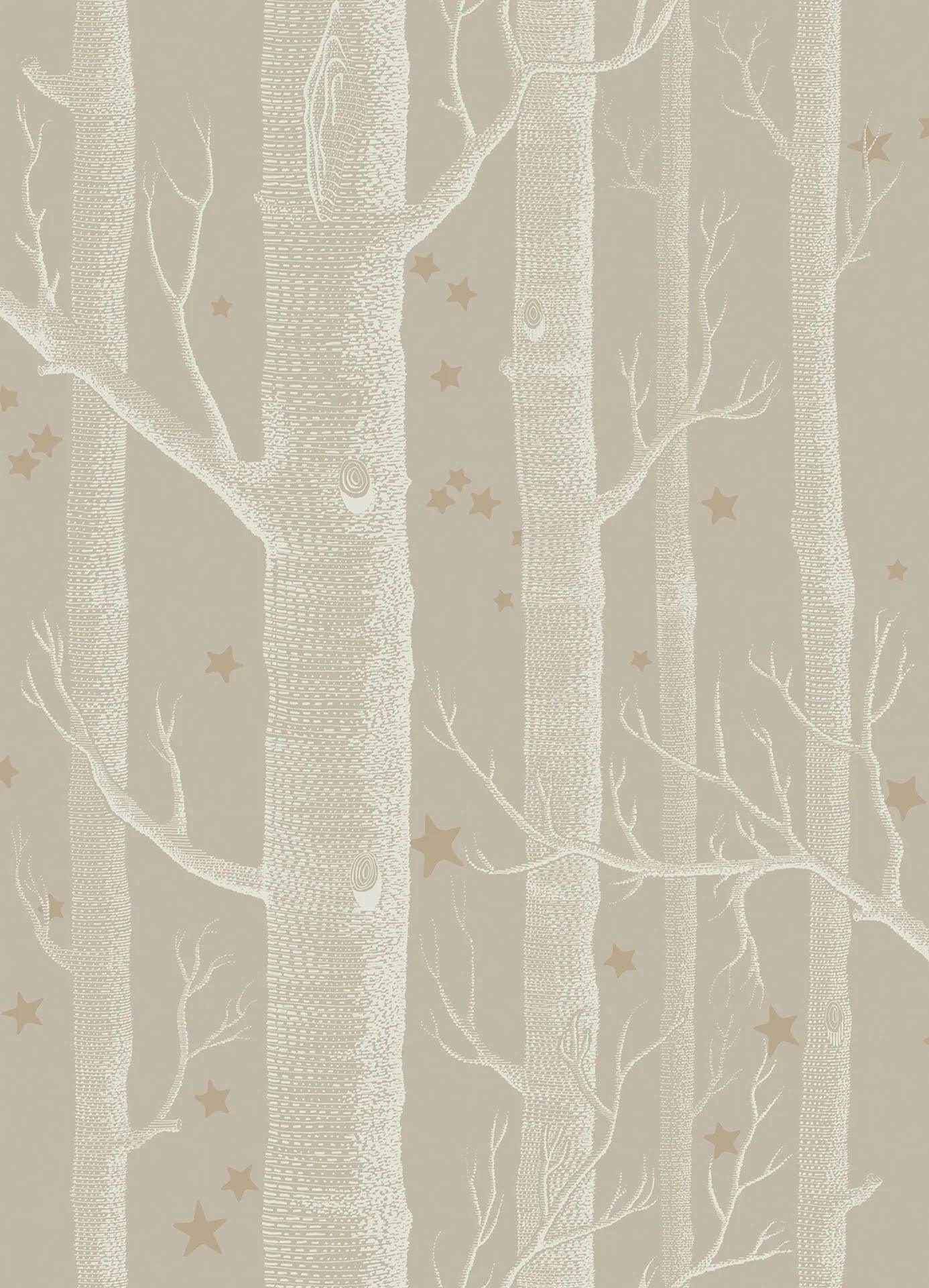 Tapeta WHIMSICAL - Woods & Stars brązowy Cole & Son Eye on Design