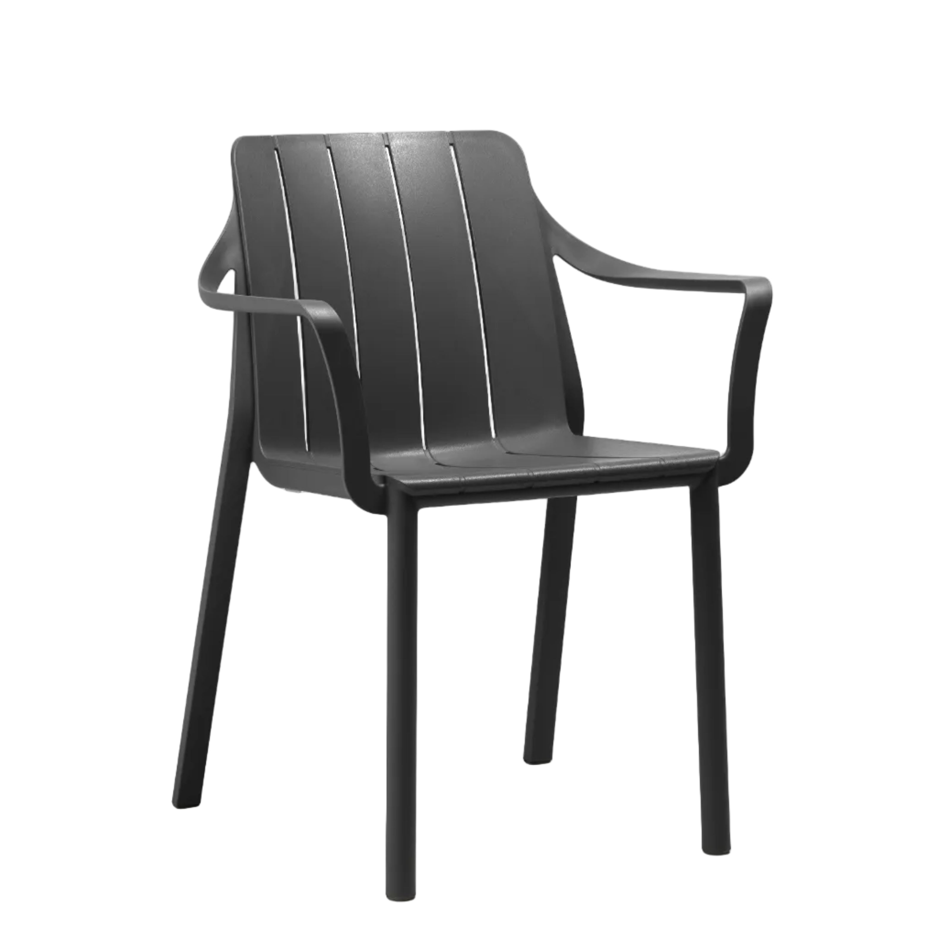 Outdoor chair with armrests TIBERINA anthracite