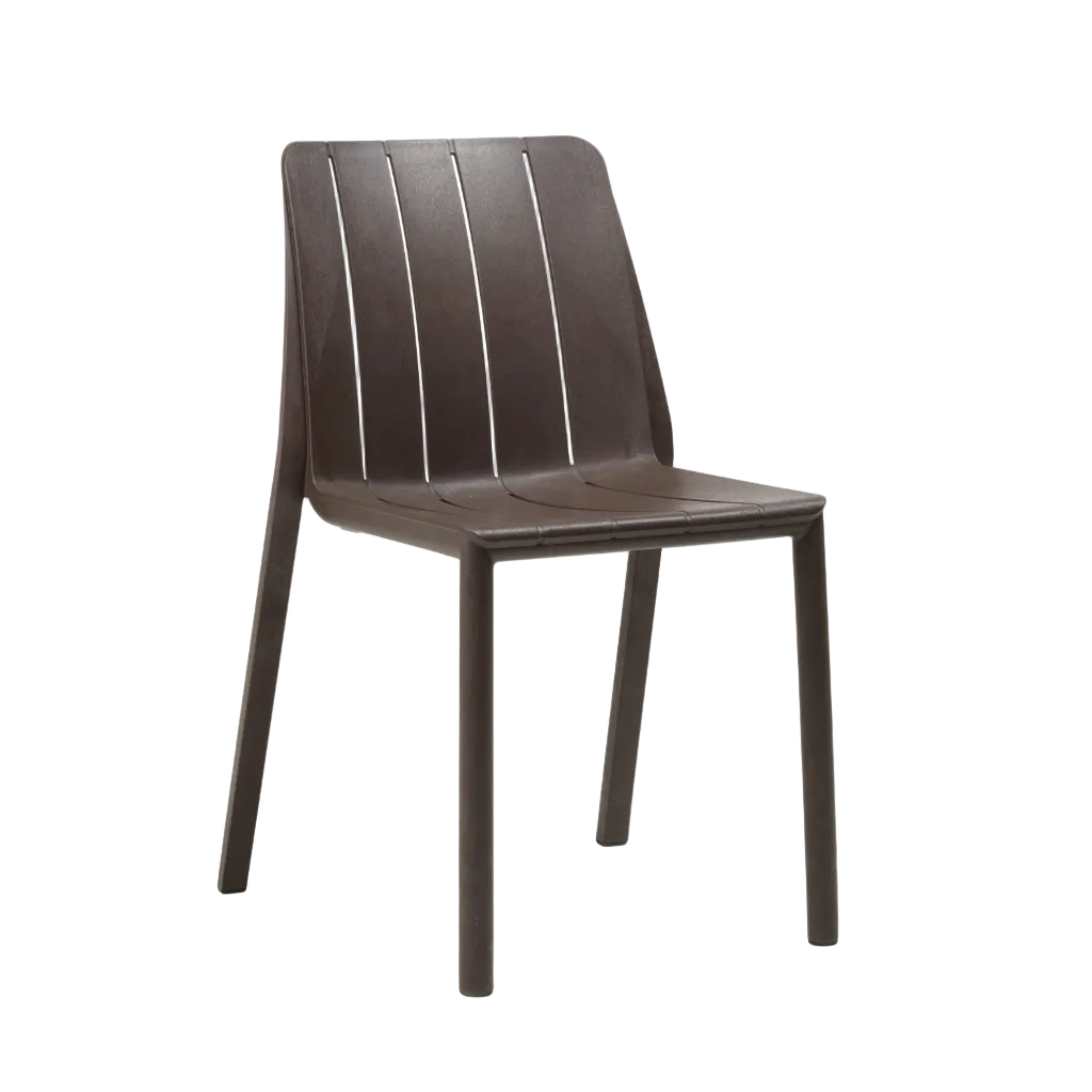 Außenstuhl TIBERINA REGENERATION erdiges Braun