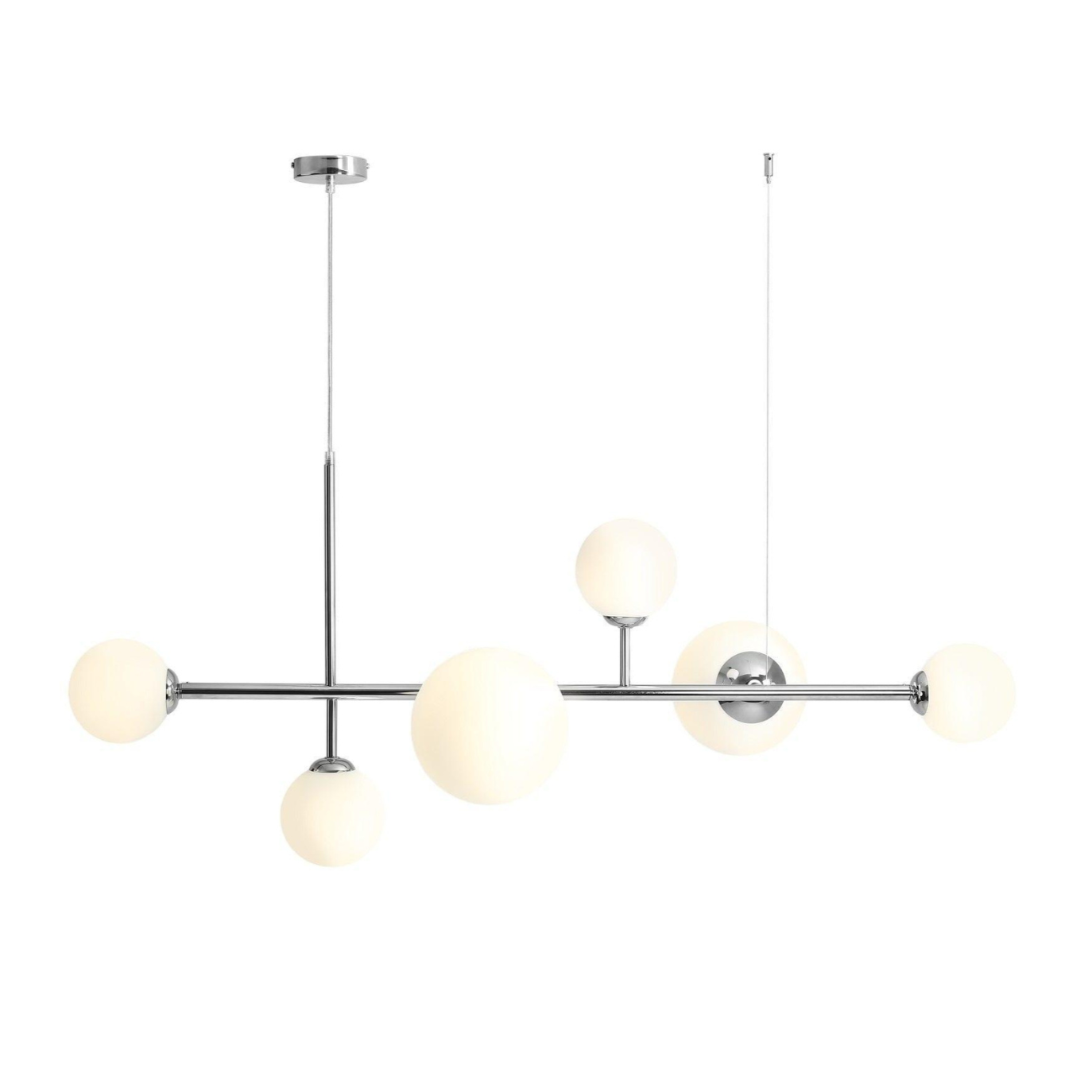 Lampa wisząca DIONE HEXA chromowany