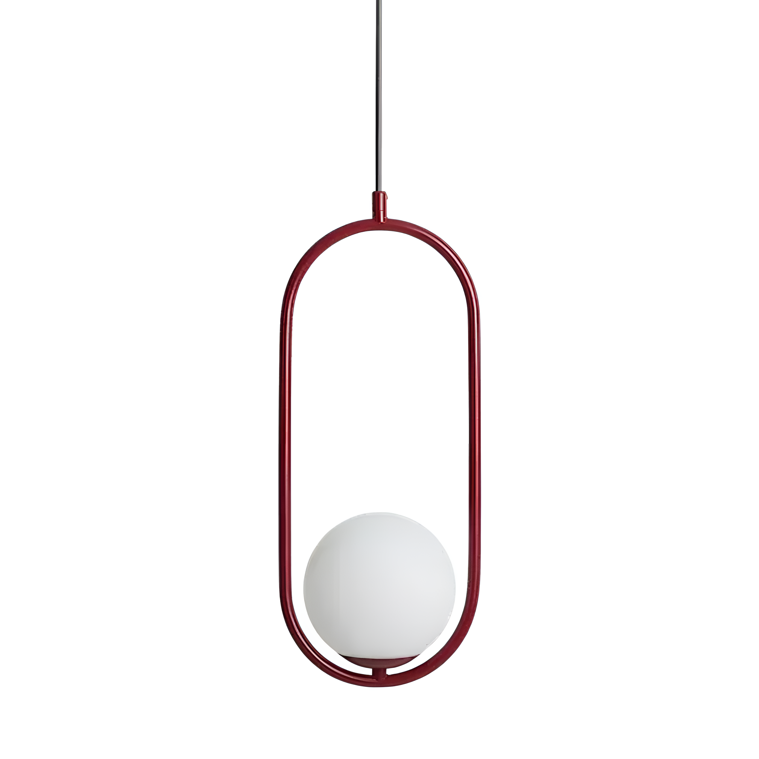 Lampa wisząca RIVA bordowy