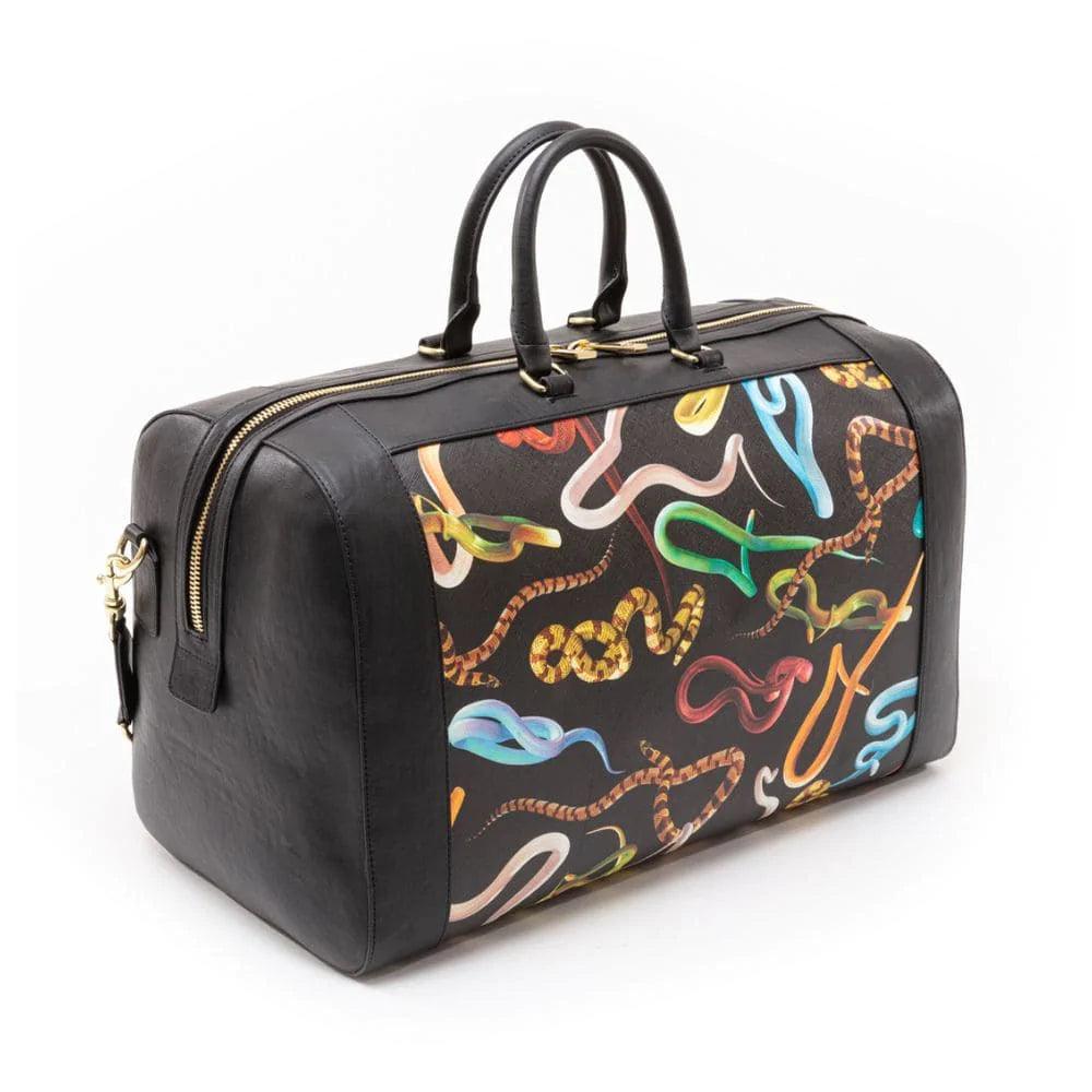 Torba podróżna SNAKES czarny Seletti Eye on Design