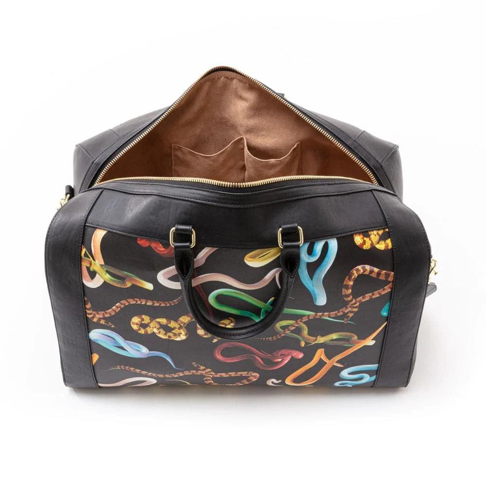 Torba podróżna SNAKES czarny Seletti Eye on Design