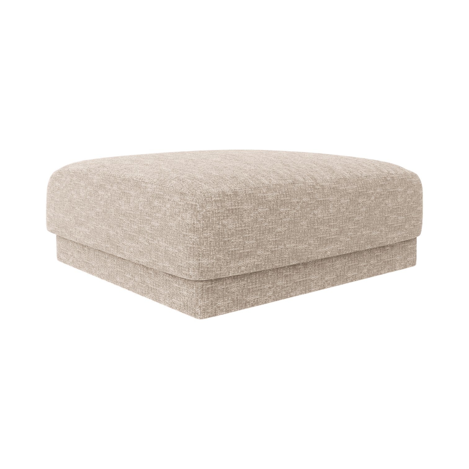 MILEY Pouf Beige Chenille Silky