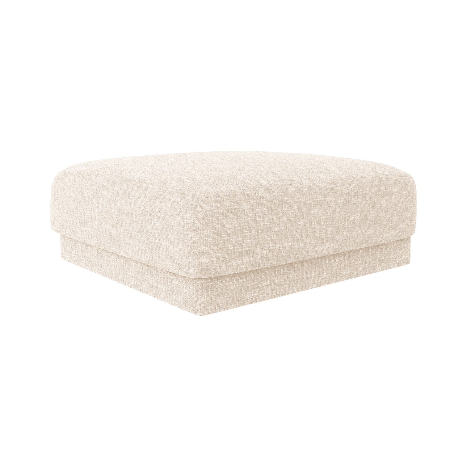 MILEY Puff in light beige silky chenille