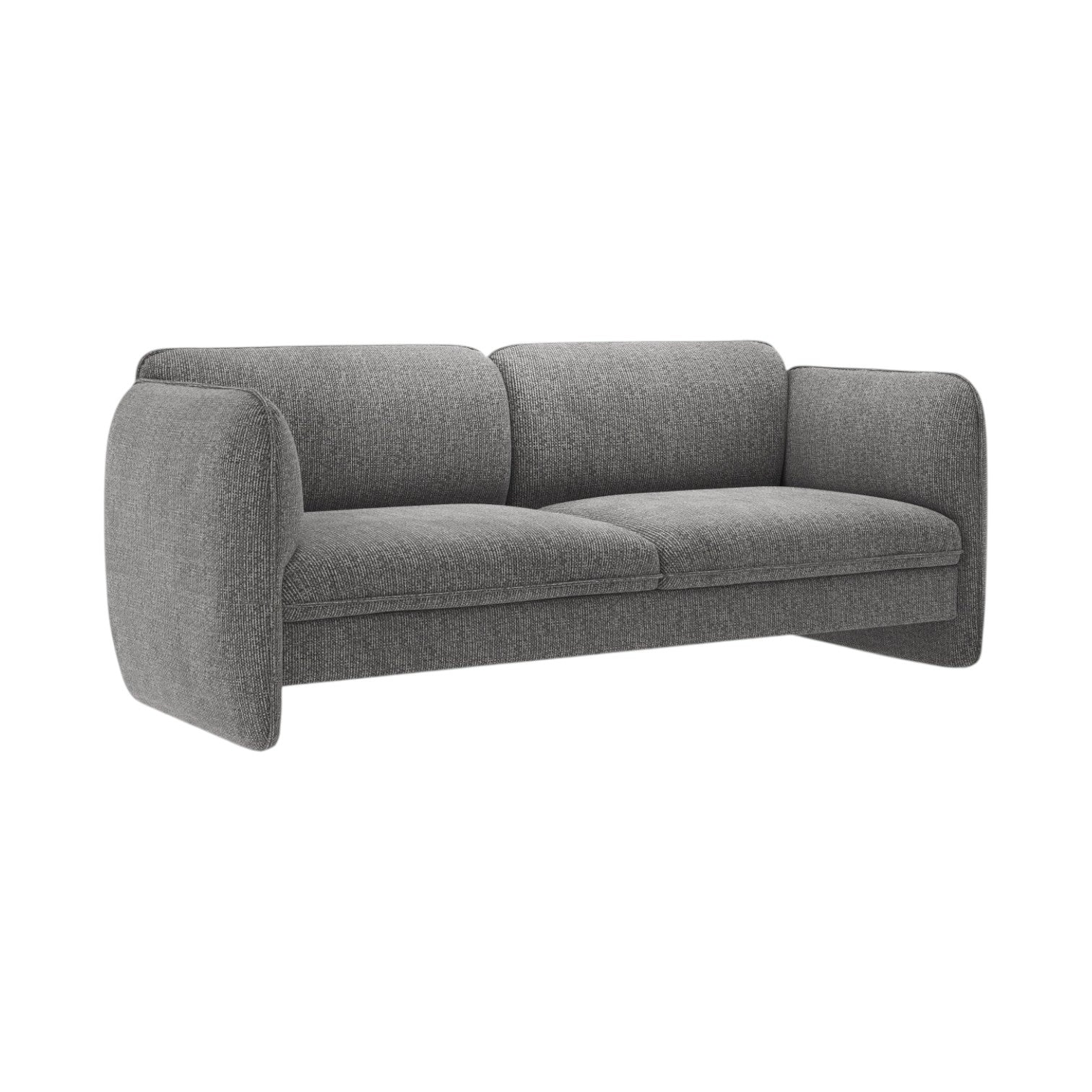Sofa 3-osobowa GEORGIA ciemnoszary szenil