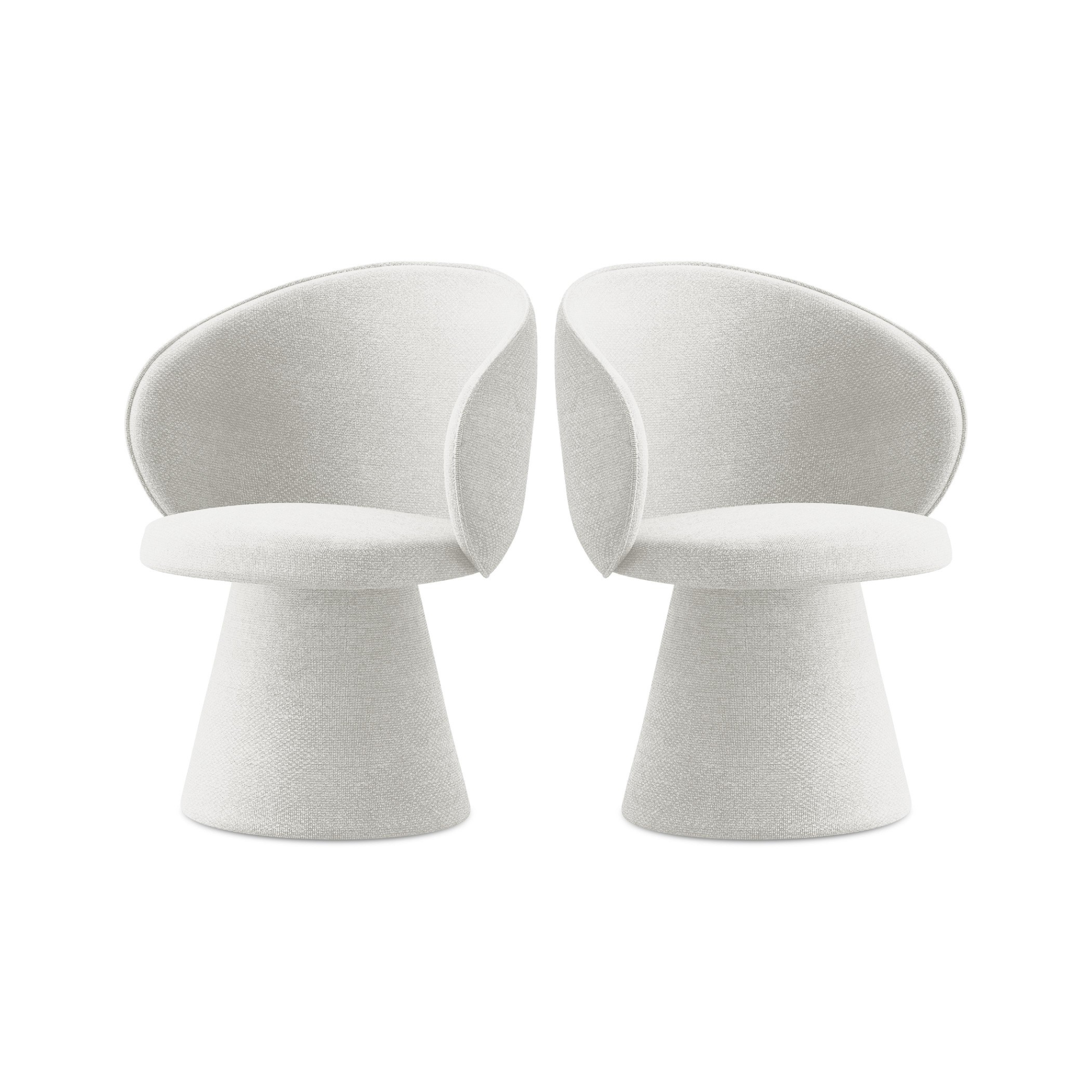 Krzesło UALA biały boucle