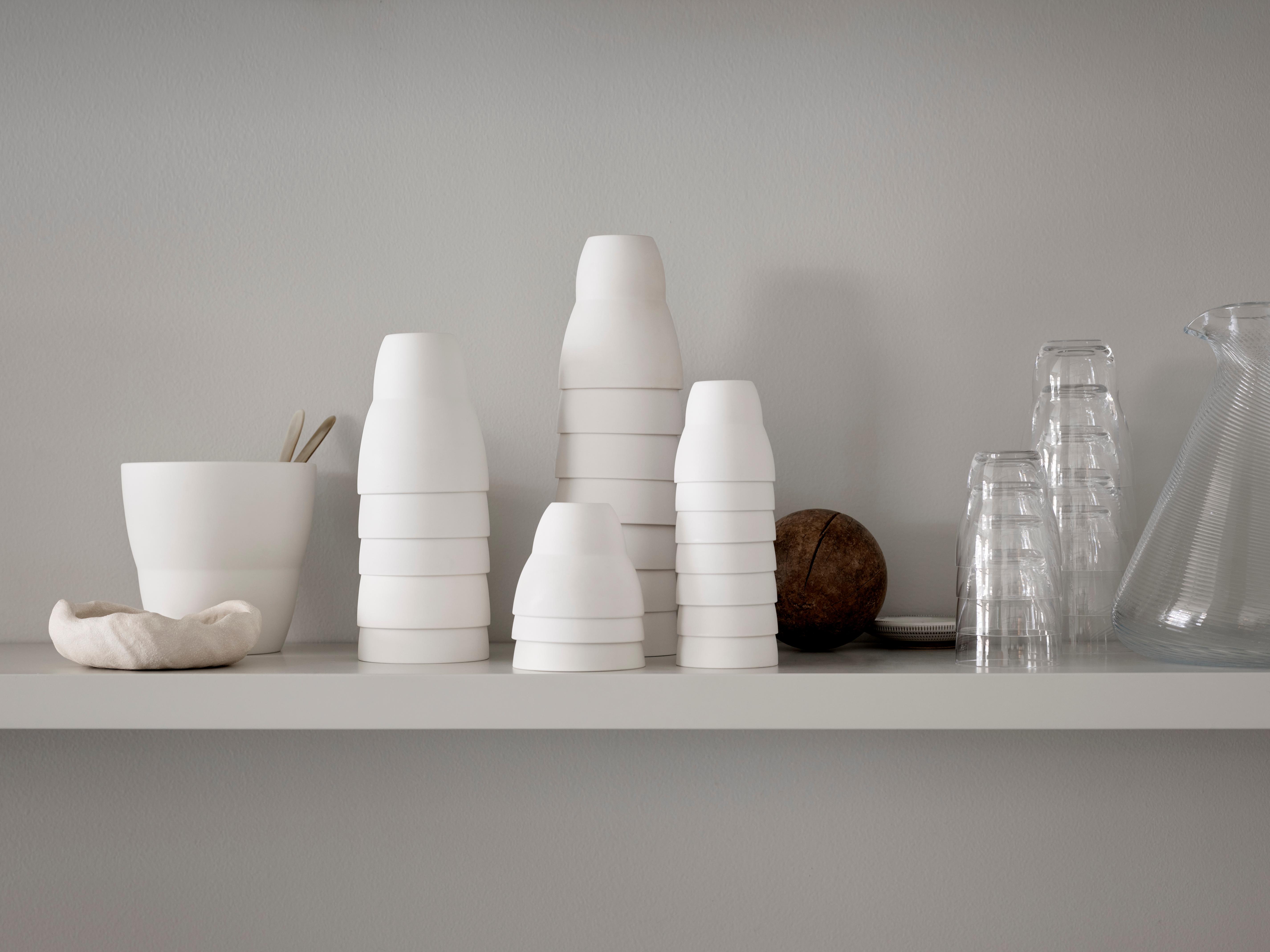 VIPP Tassen-Set aus weißem Porzellan