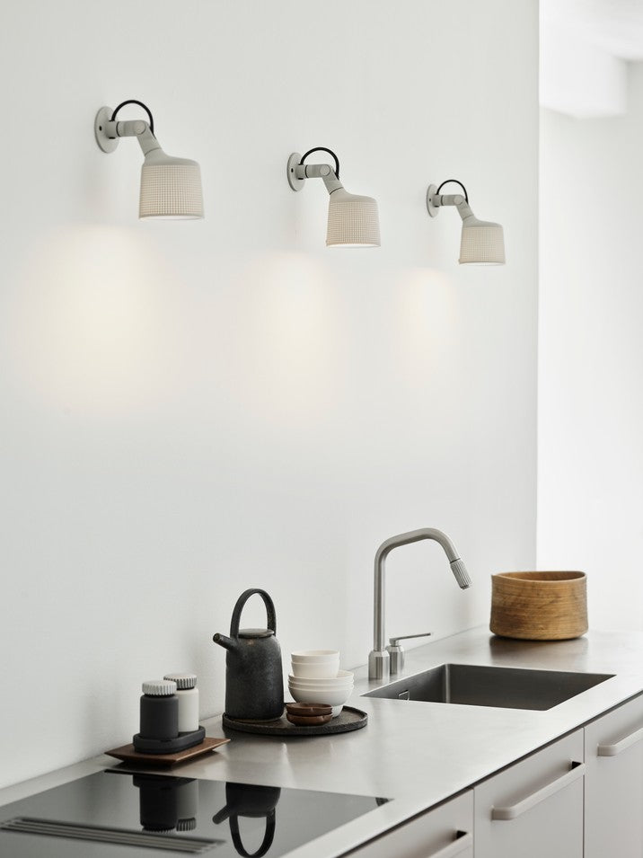 Lampa ścienna 524 szary metal