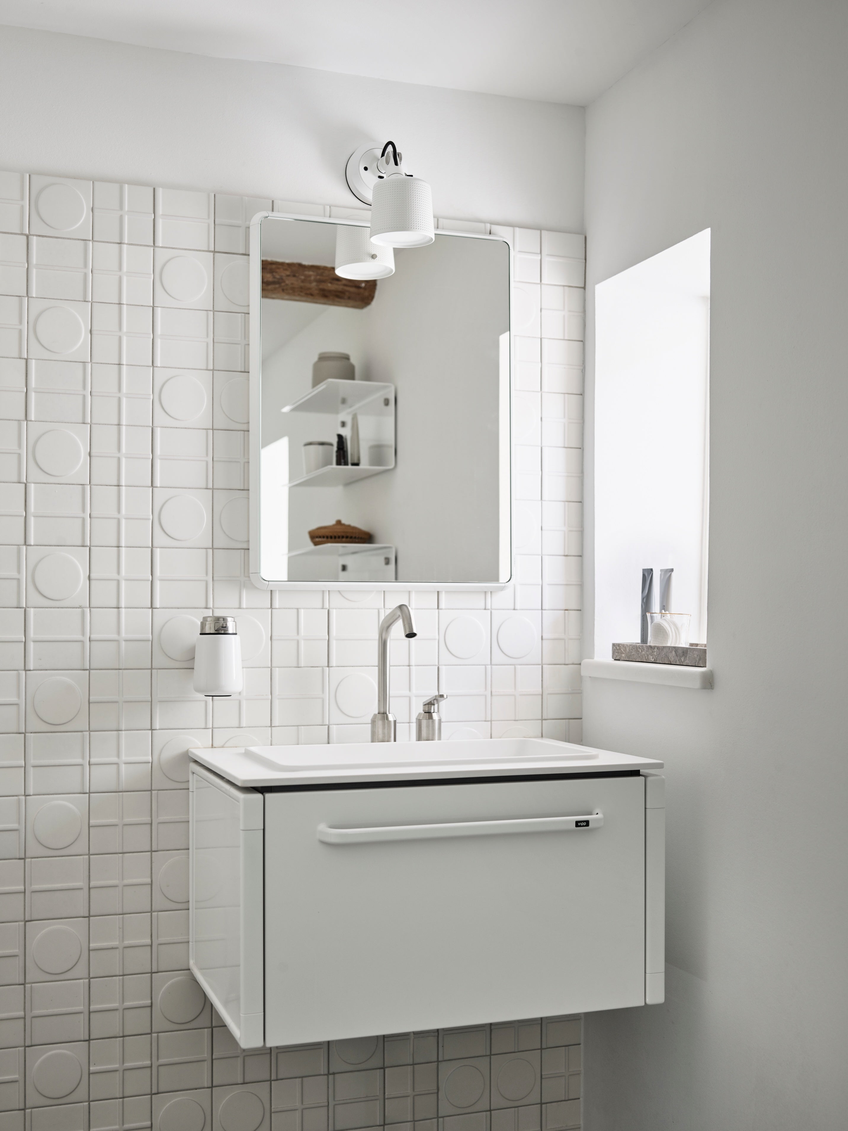 Badezimmerarmatur VIPP Edelstahl