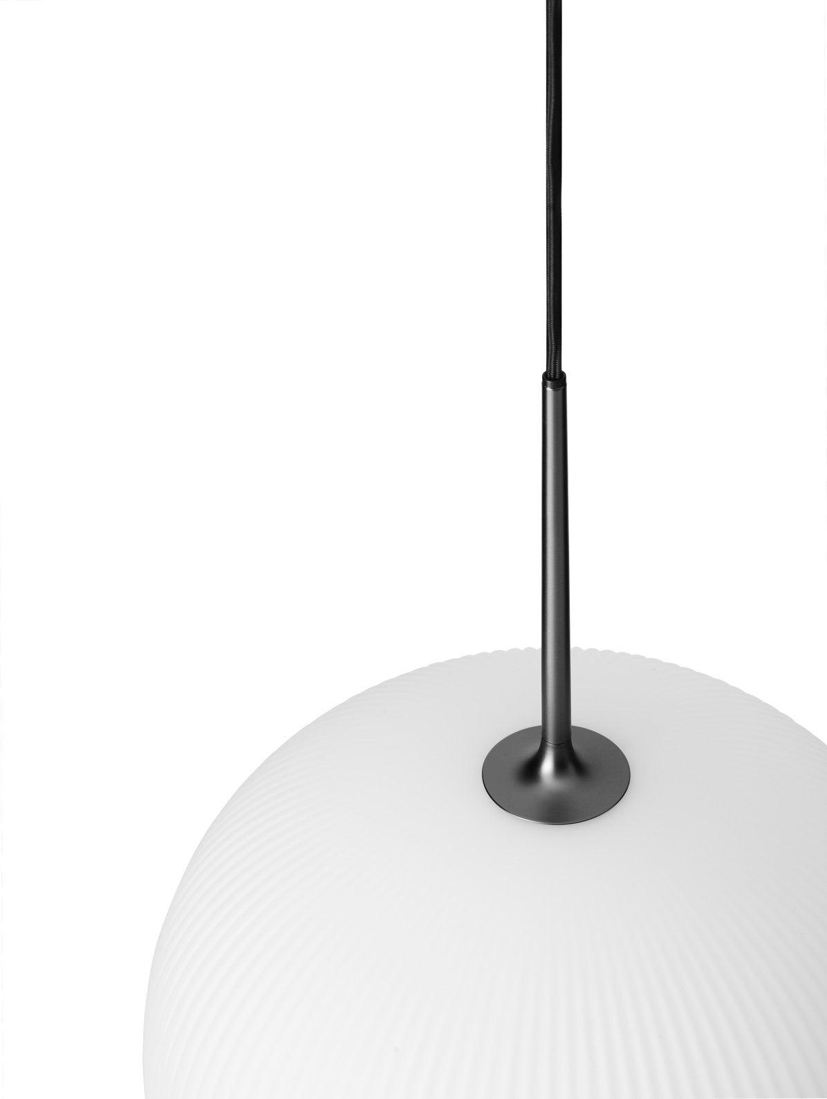 Lampa wisząca SCULPTURE biały klosz