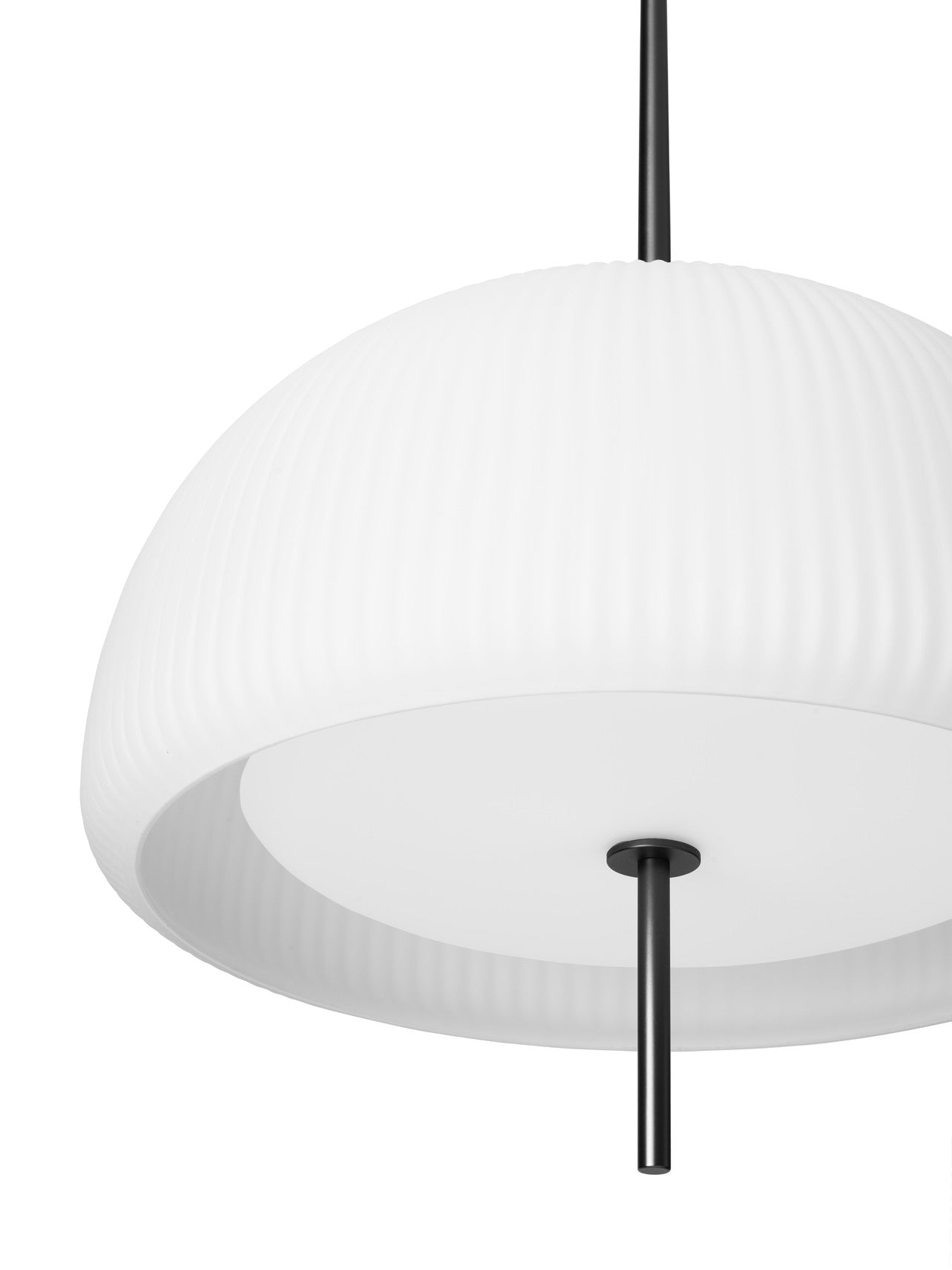 Lampa wisząca SCULPTURE biały klosz
