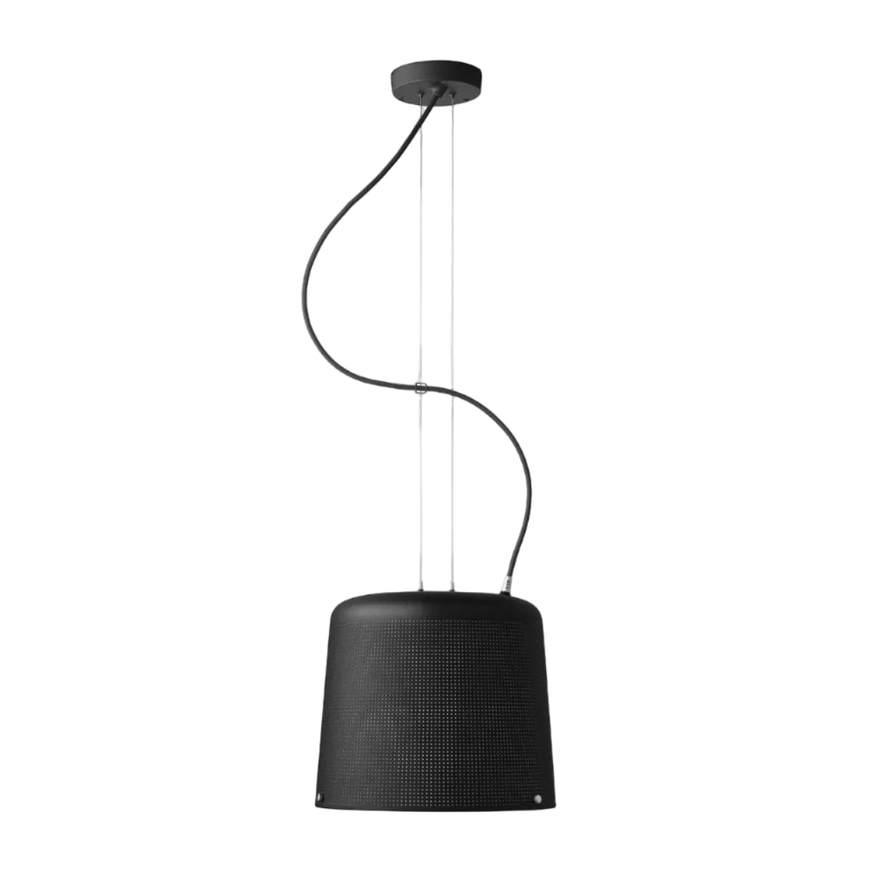 Lampa wisząca 526 czarny metal