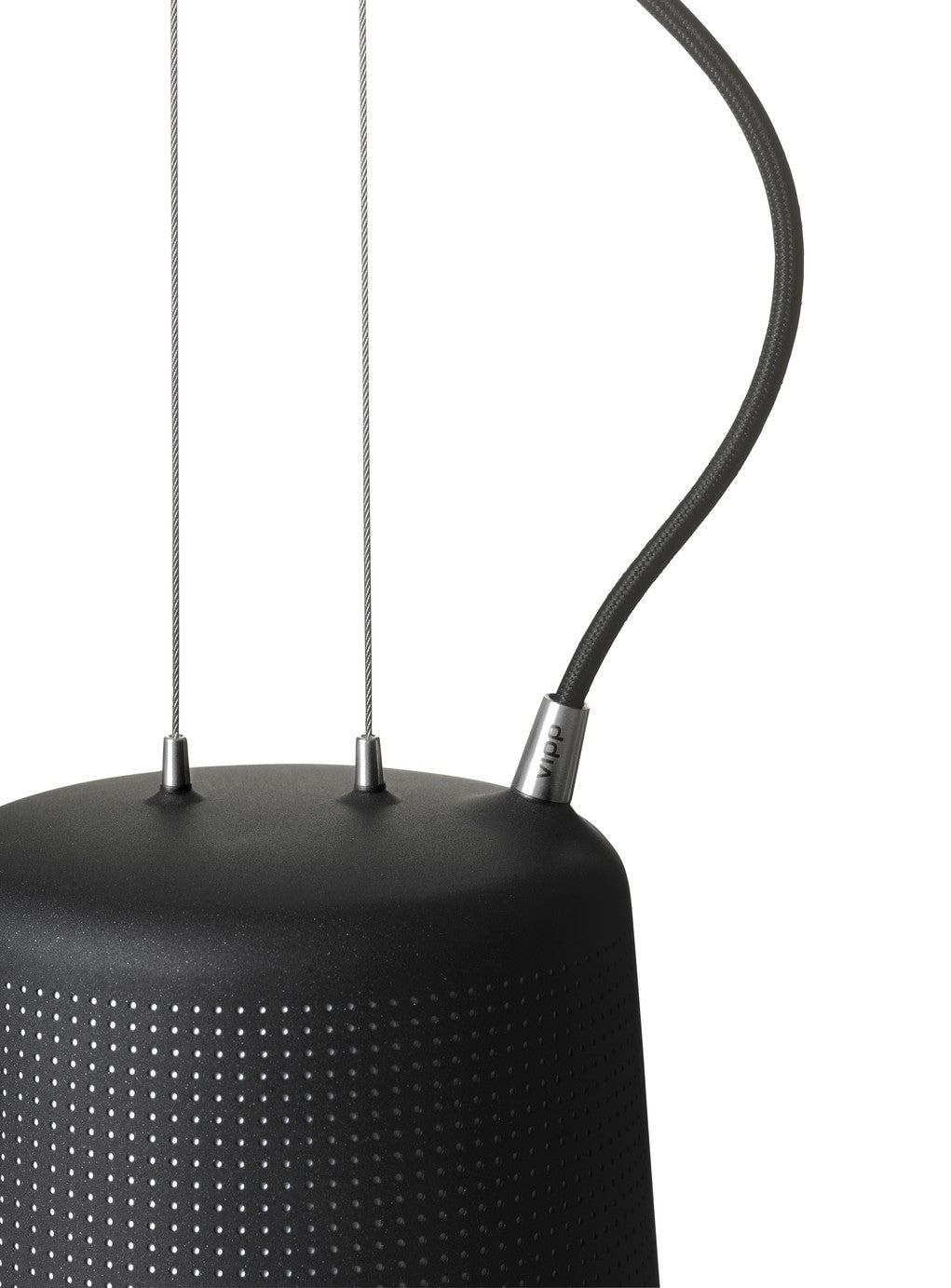 Lampa wisząca 526 czarny metal