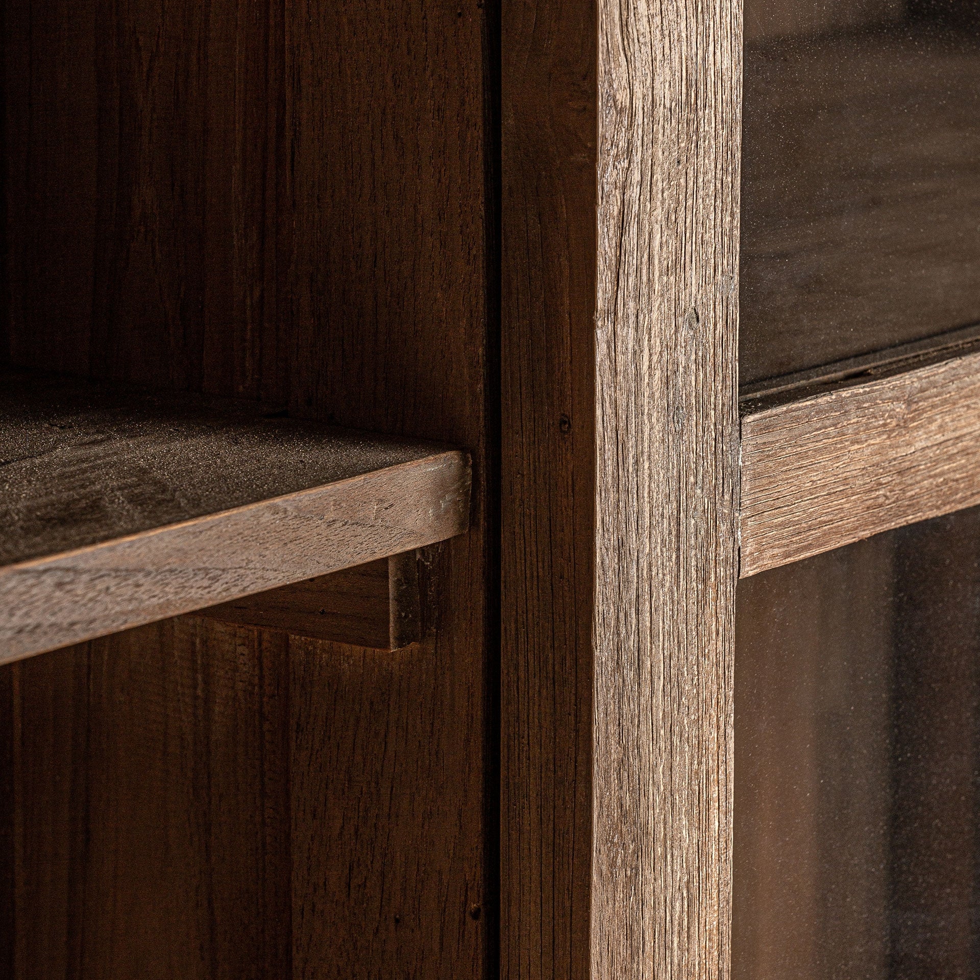 NYSTED Display Cabinet made of recycled teak wood