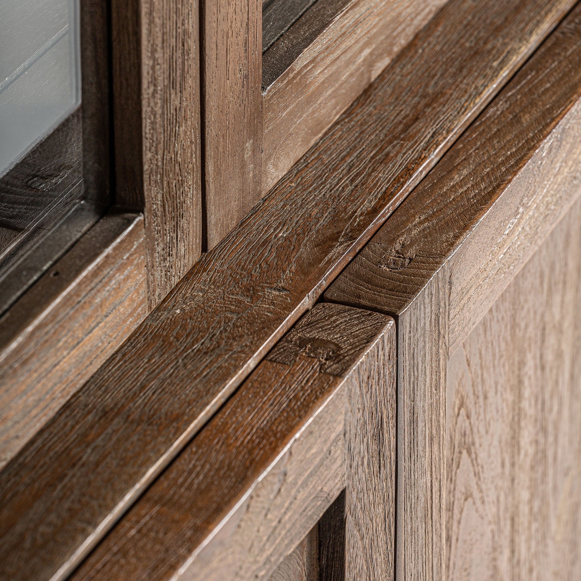 NYSTED Display Cabinet made of recycled teak wood