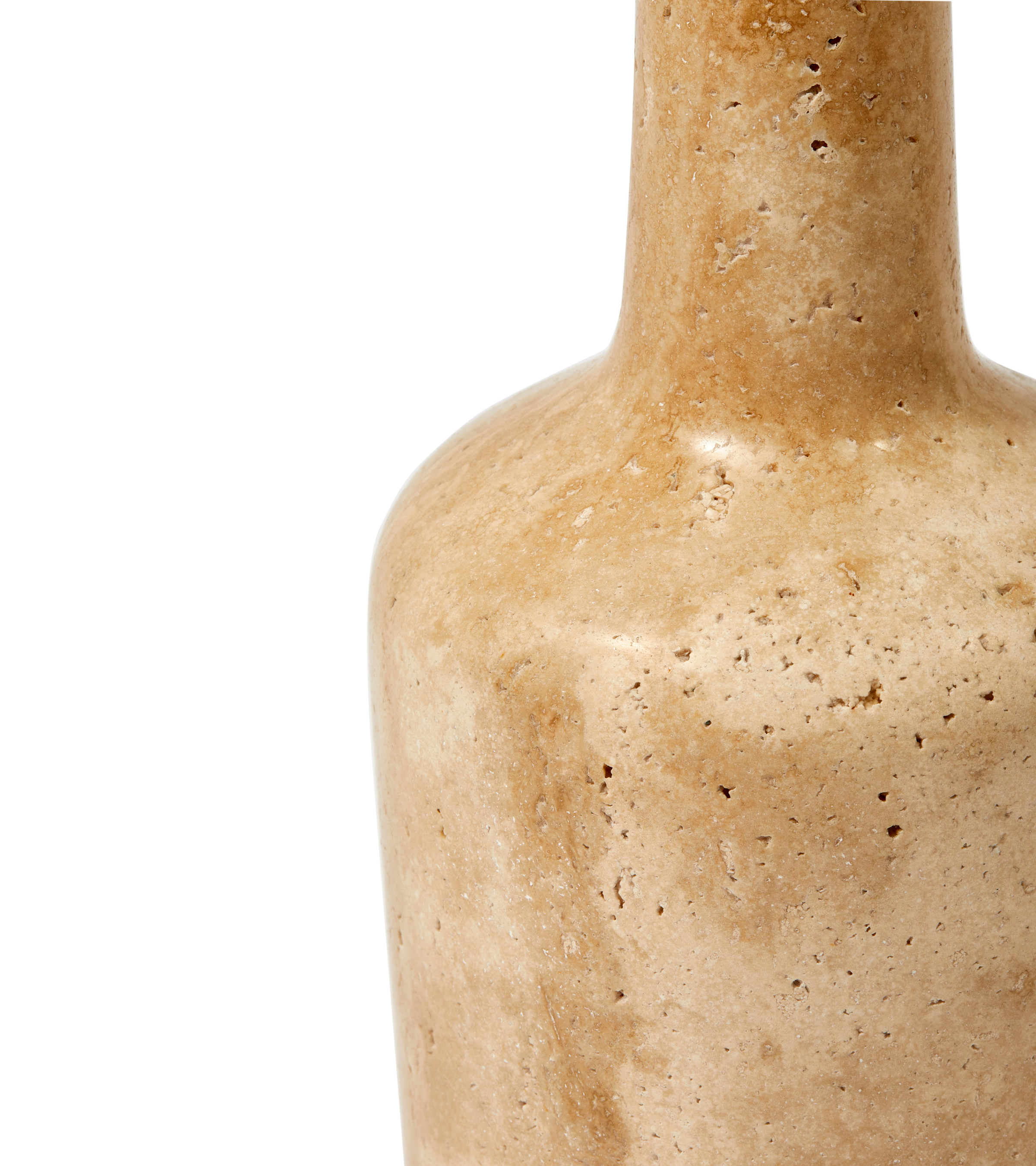 Świecznik HERITAGE WHISKEY beżowy trawertyn