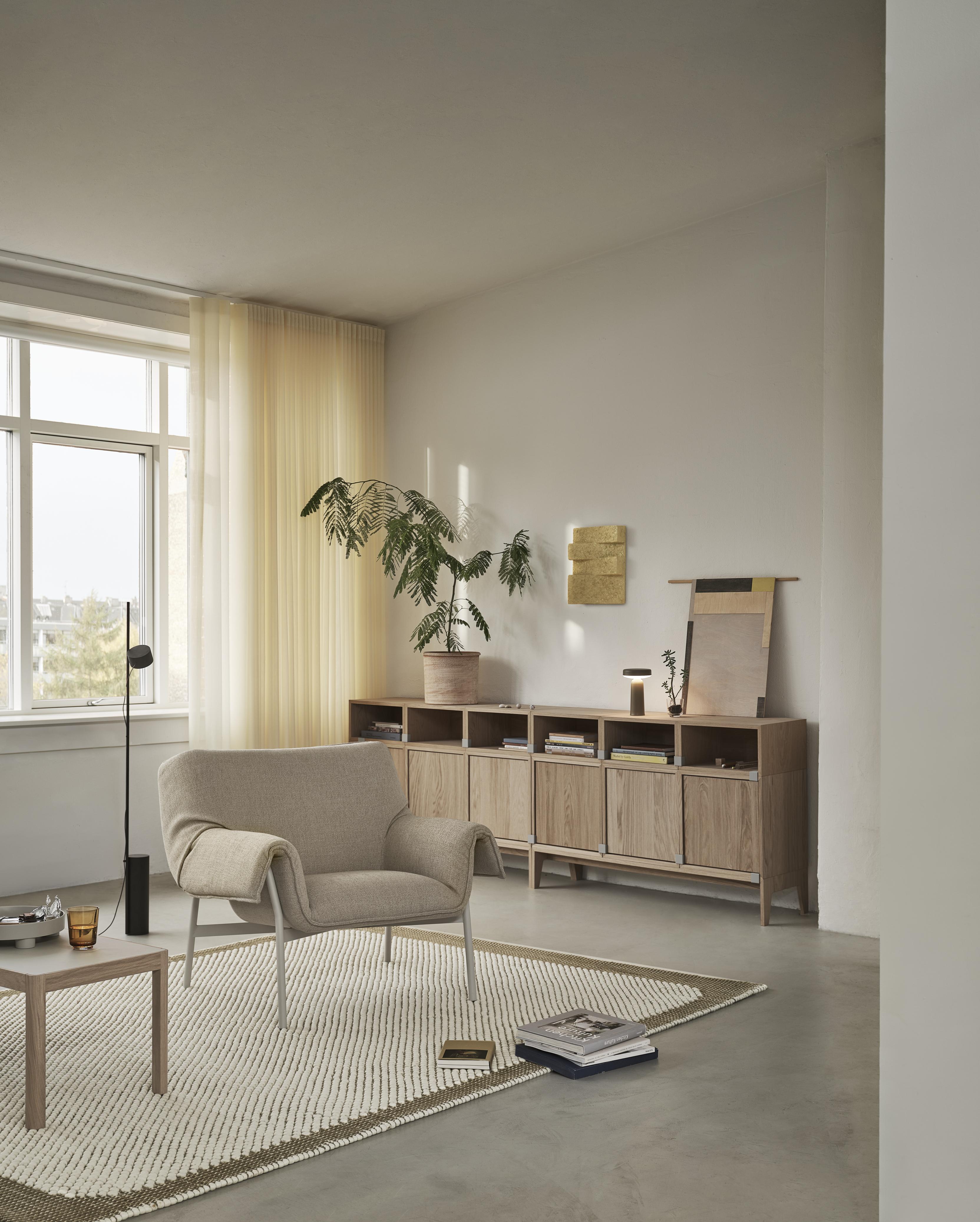 Teppich PEBBLE grün mit beige