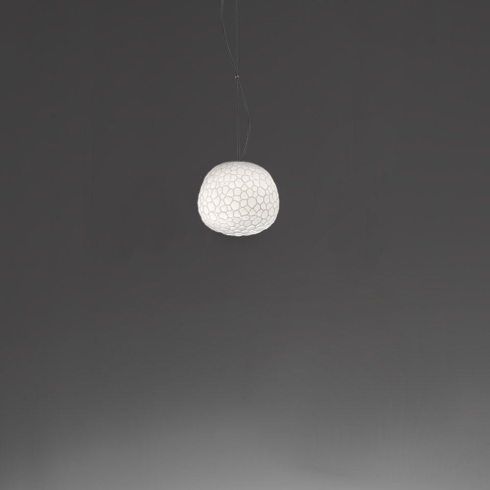 Hanging Lamp METEORITE White