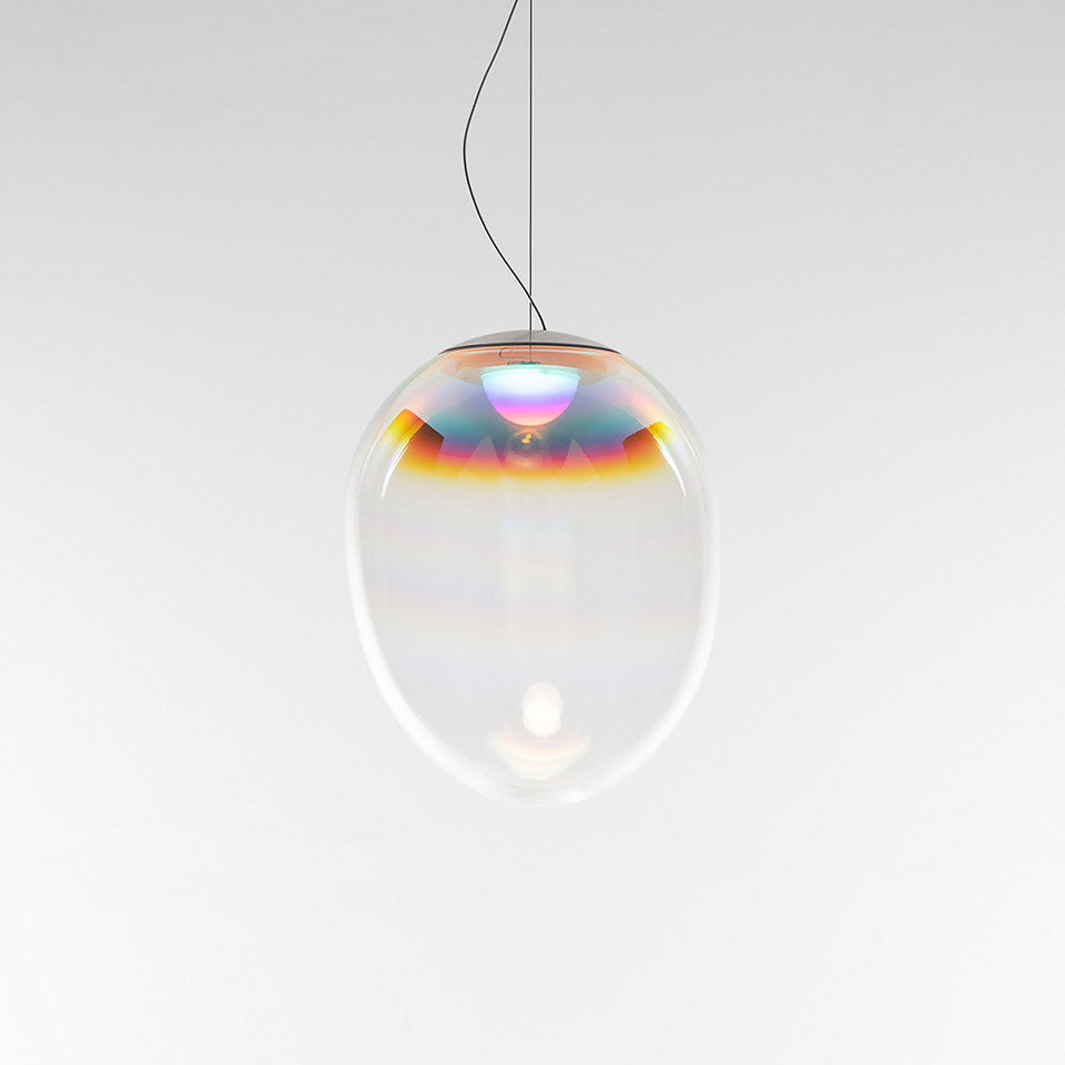 Pendelleuchte STELLAR NEBULA opalisierendes Blasglas