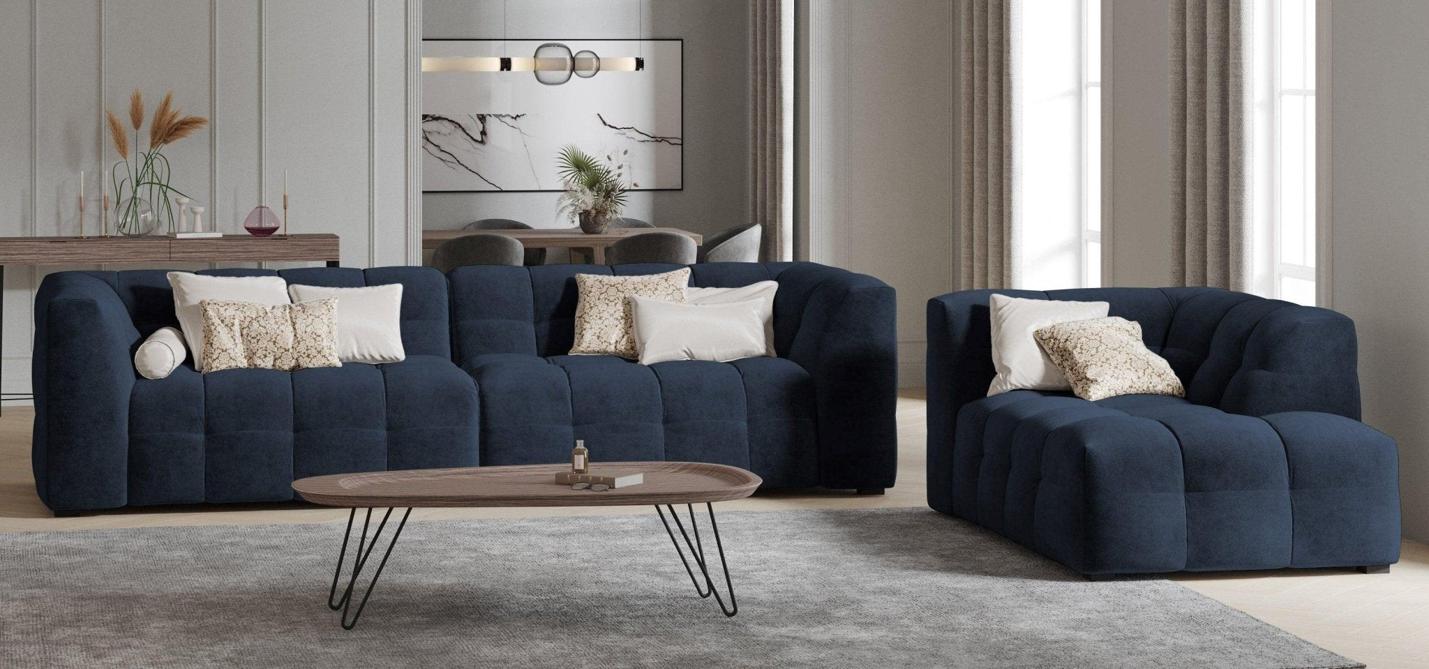 Szezlongi niebieskie - Eye on Design