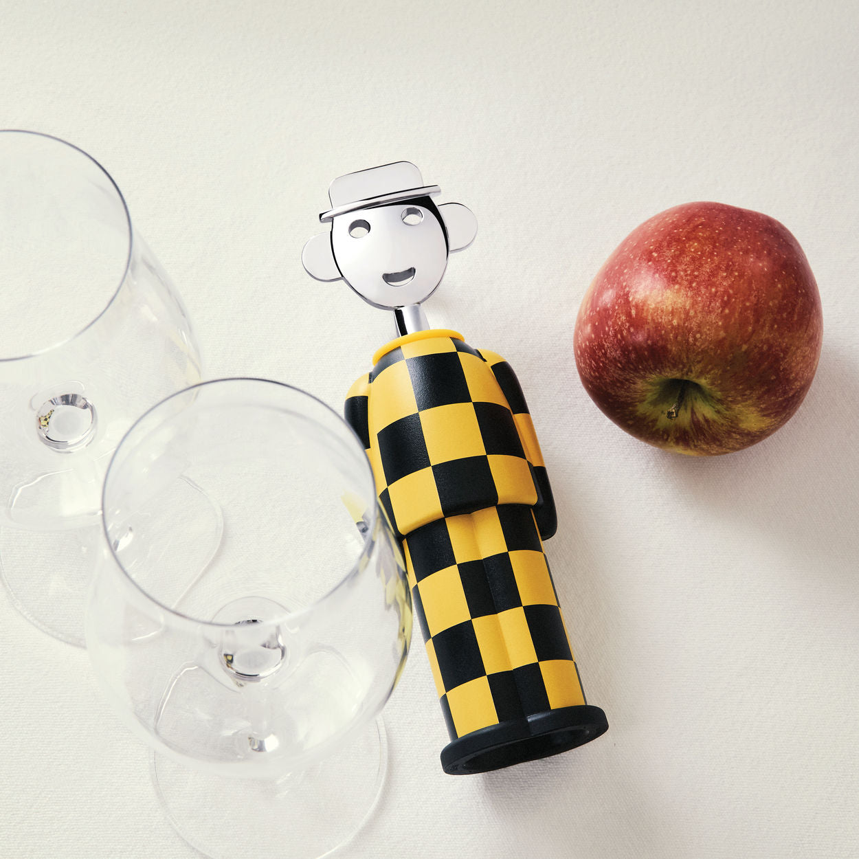 Korkociąg skrzydłowy ALESSANDRO M. - GIALLO E NERO żółty z czarnym