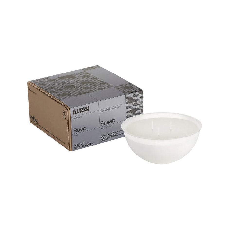 Duftwachs für die Kerze ROCC - BASALT mit Noten von nepalesischem Pfeffer, ätherischem Öl aus Wacholder und Zitronenschale