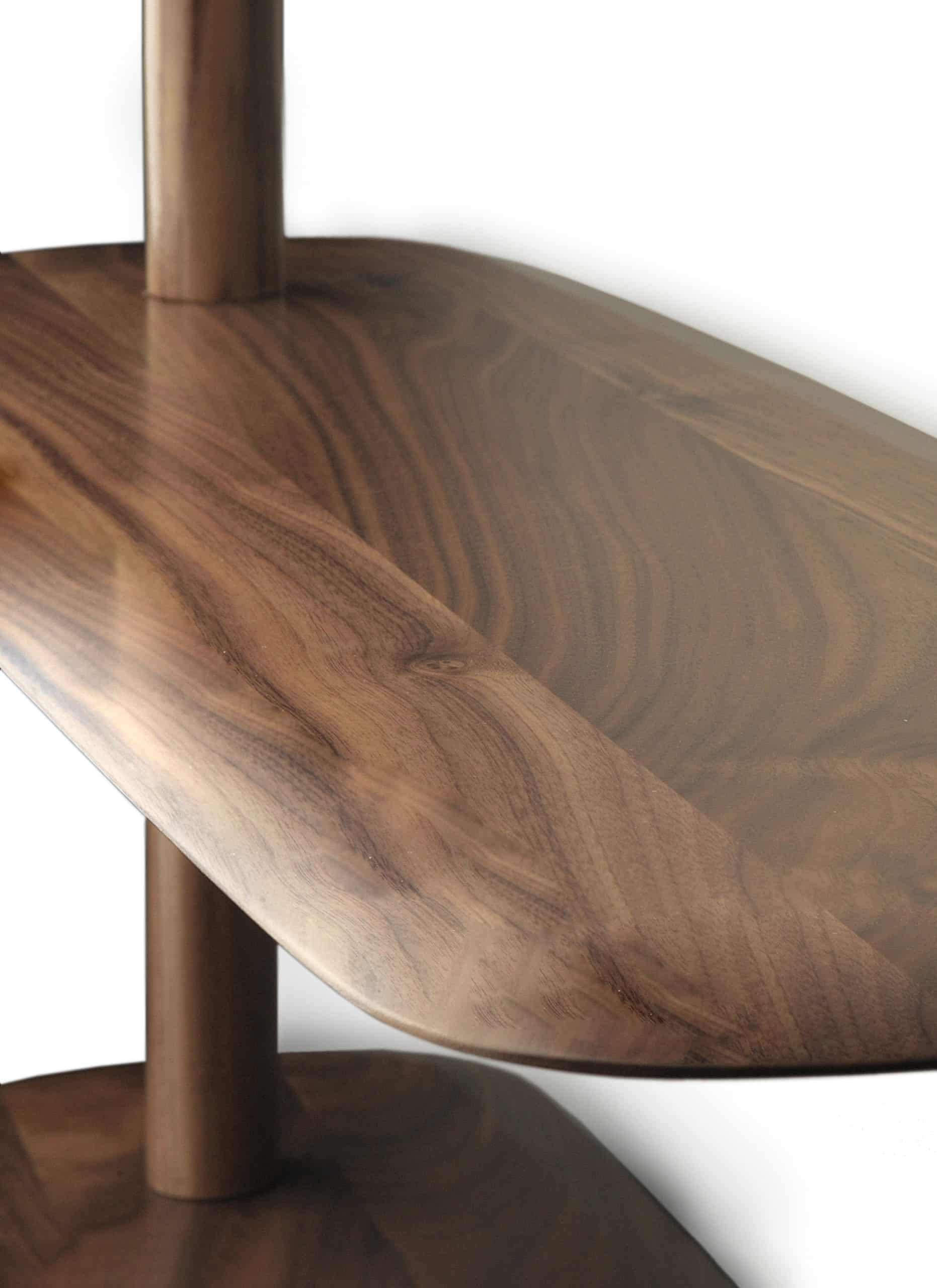 UNICA Wall Shelf - CONFIGURATION 09 Walnut Veneer