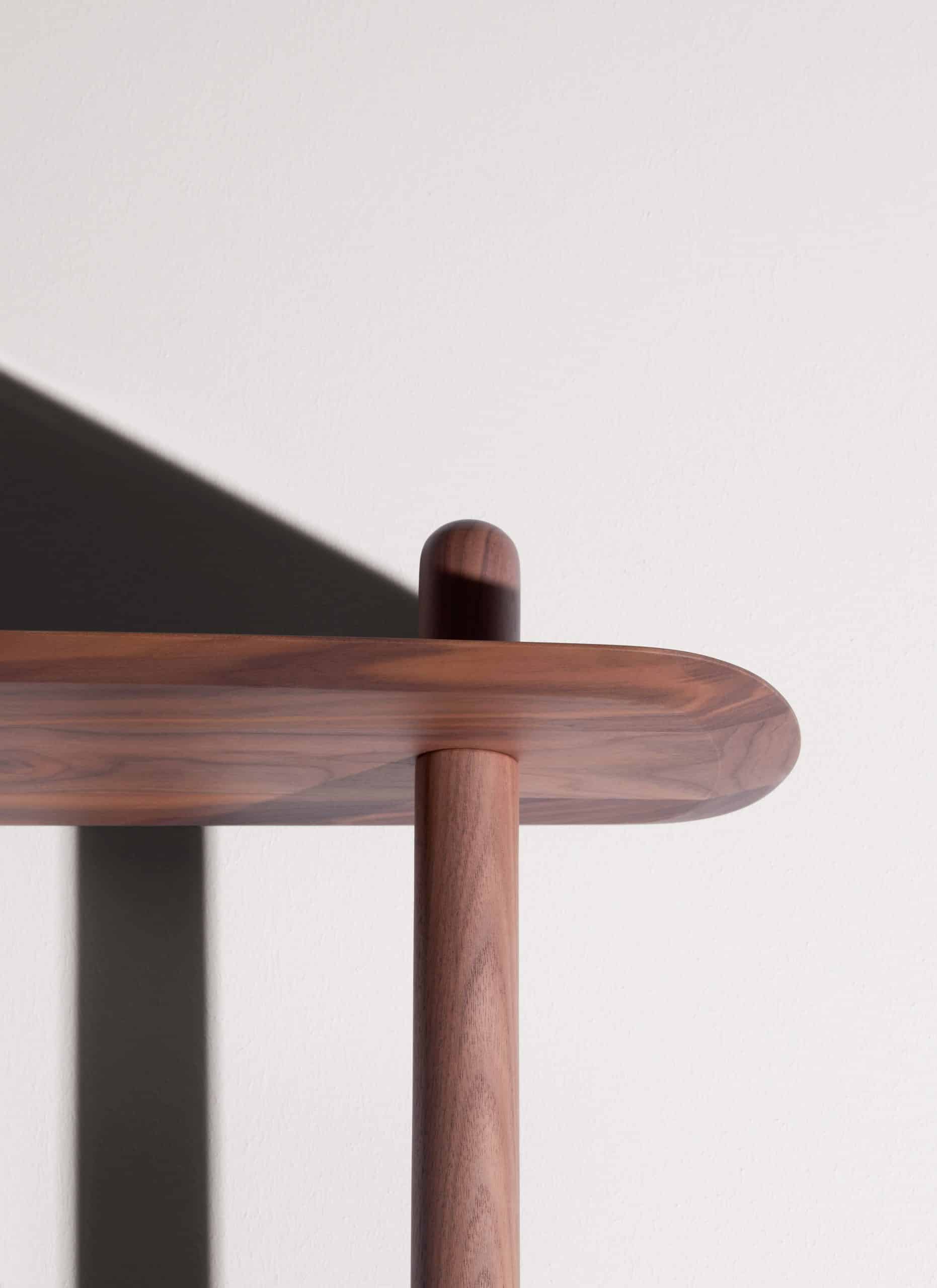 Regał UNICA - CONFIGURATION 08 fornir orzechowy