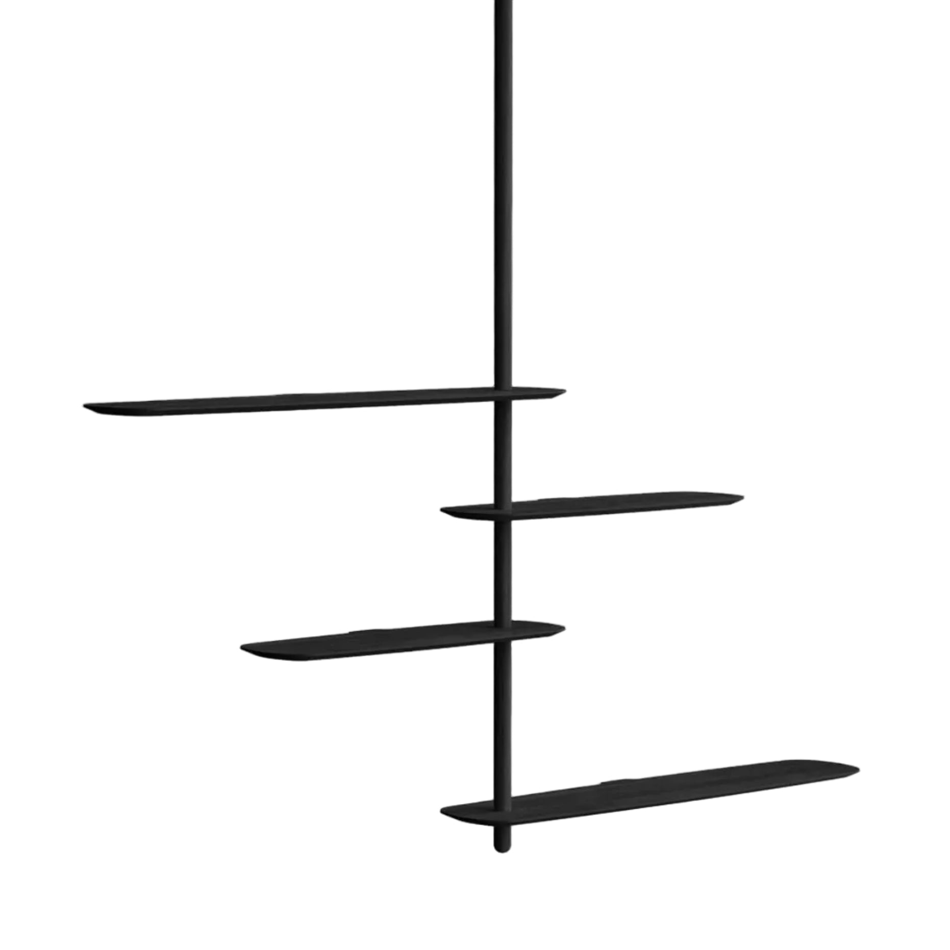 UNICA Wall Shelf - CONFIGURATION 07 Black Ash Veneer