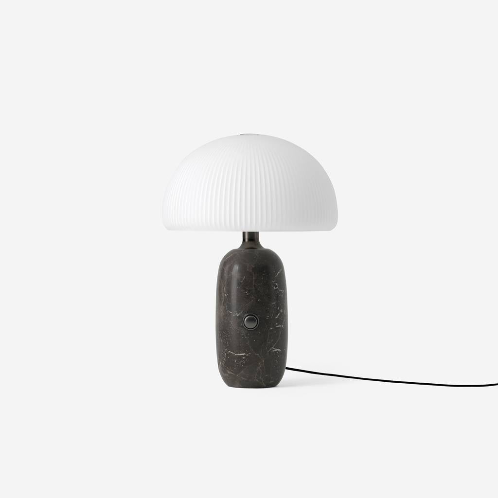 Lampa stołowa SCULPTURE szary marmur