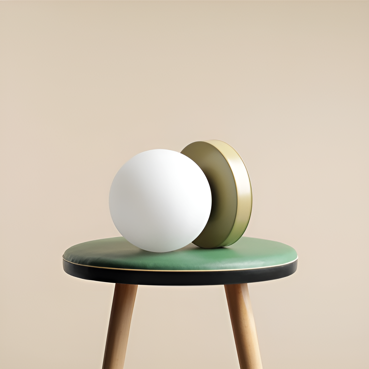 Lampa stołowa BALL pistacjowy