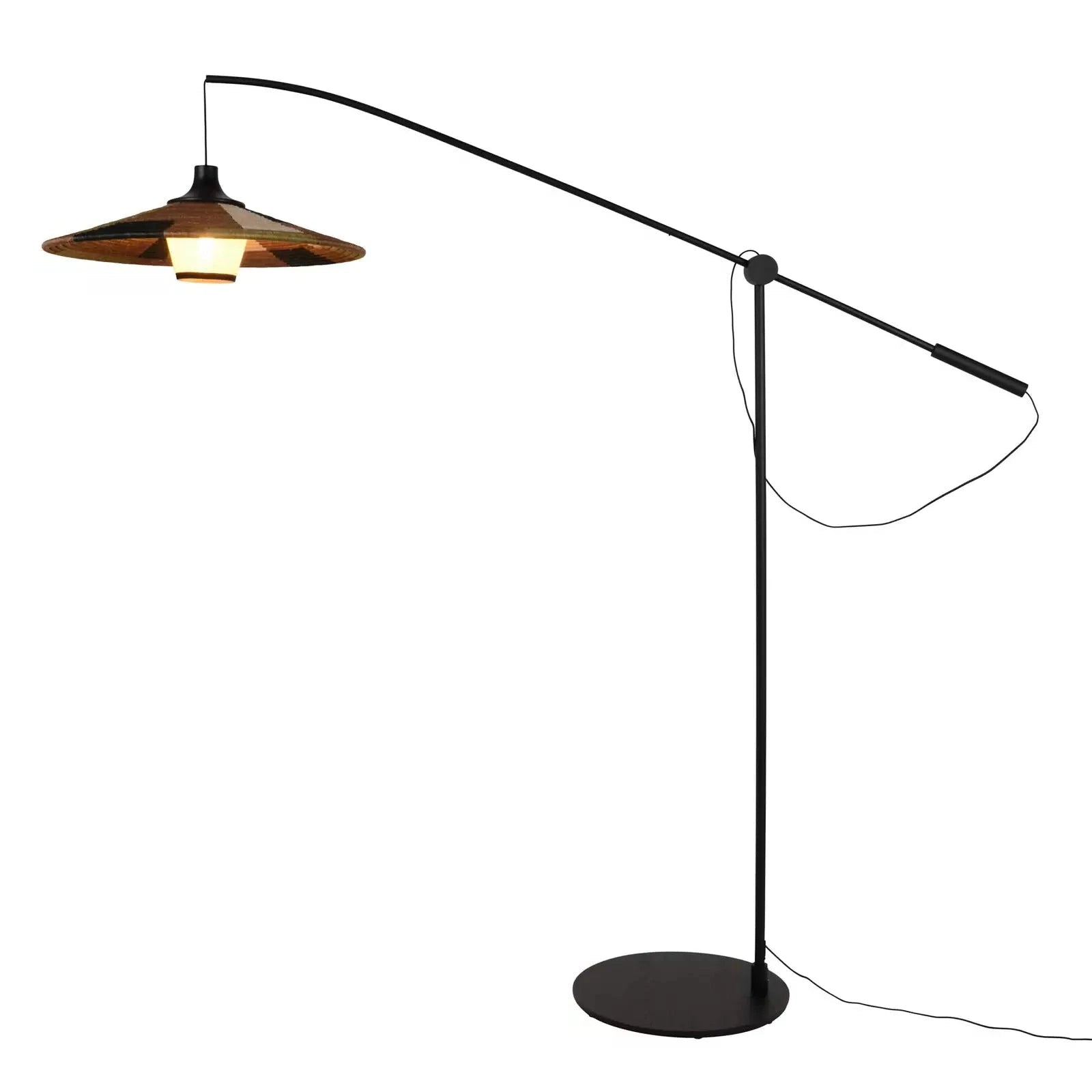 Lampa podłogowa PARROT brązowy