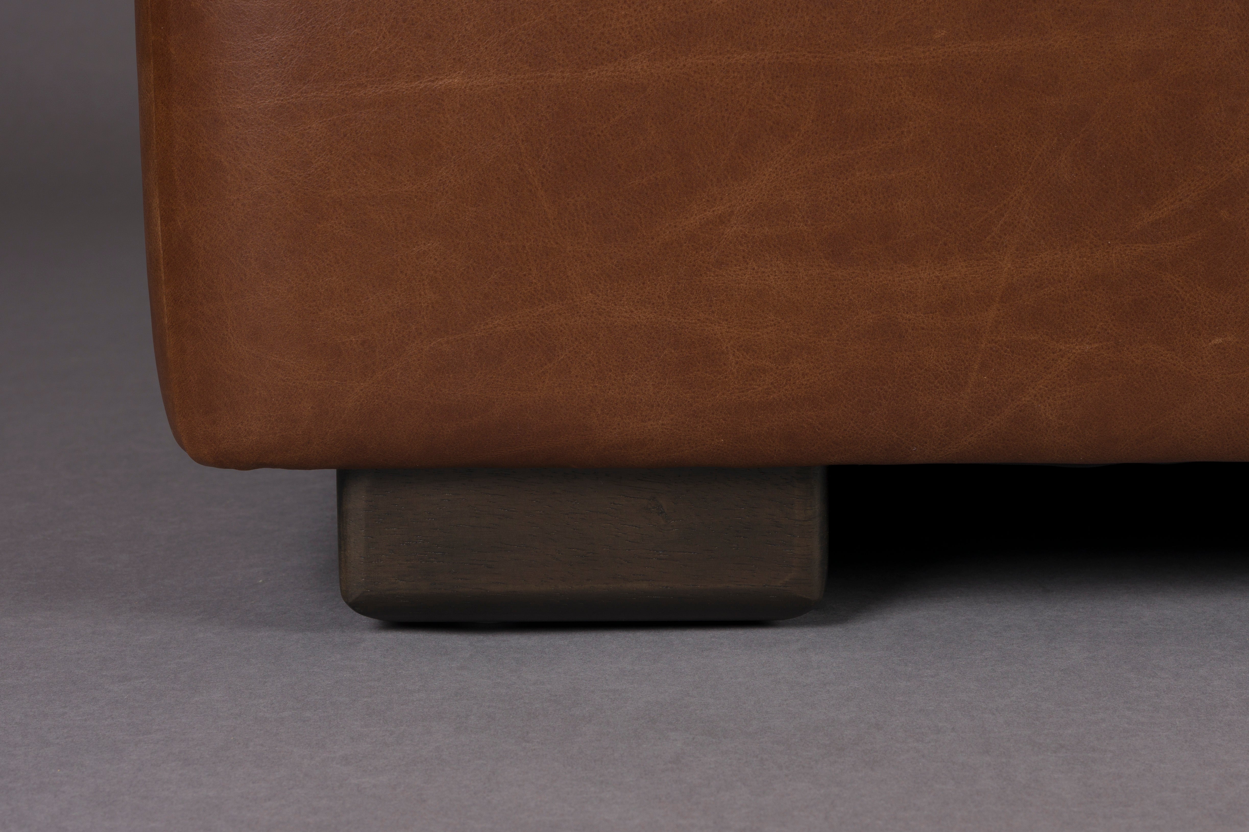 Sofa DOUGLAS czekoladowa skóra