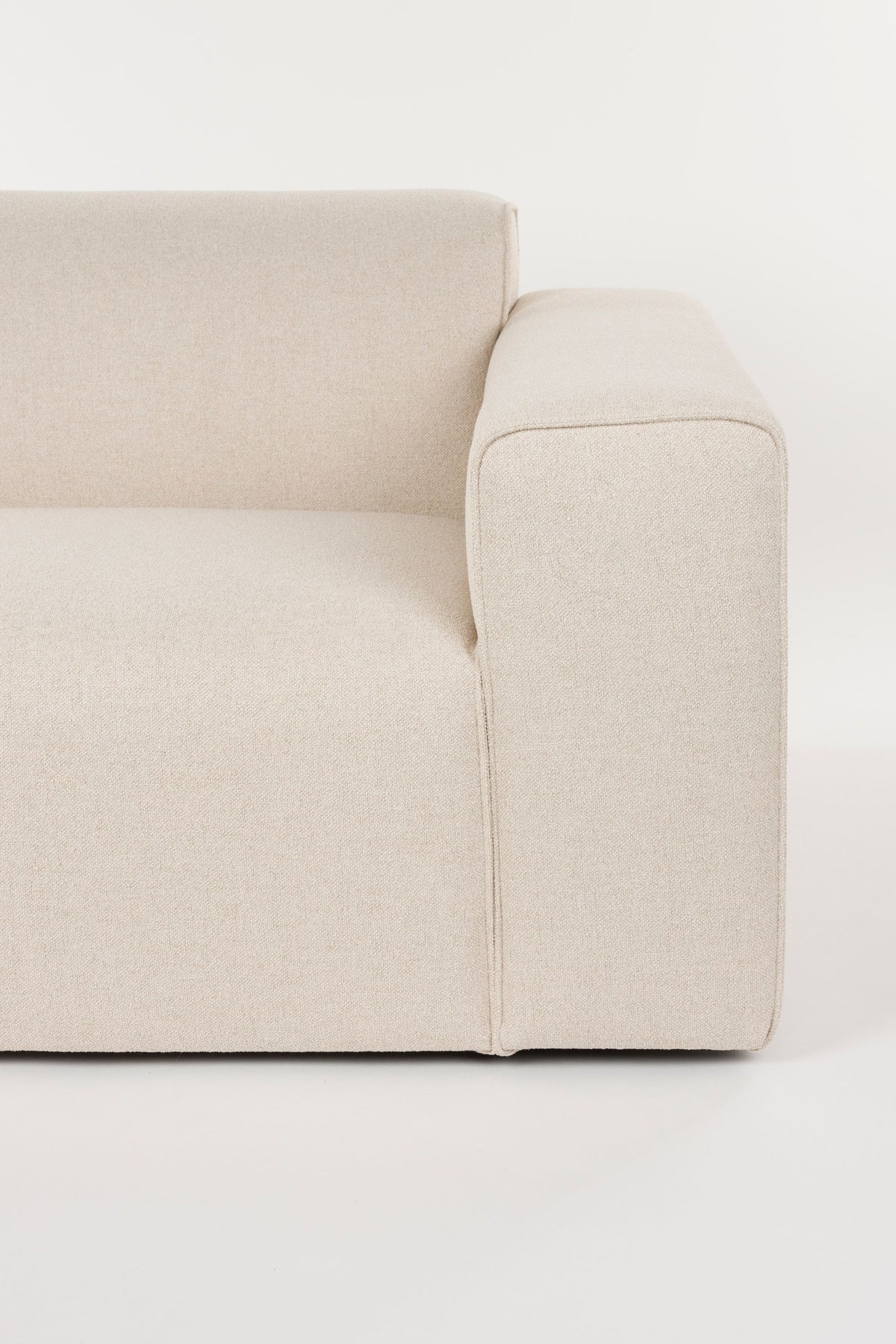 Sofa 3-osobowa MILKA piaskowy lewostronny – ujęcie 5