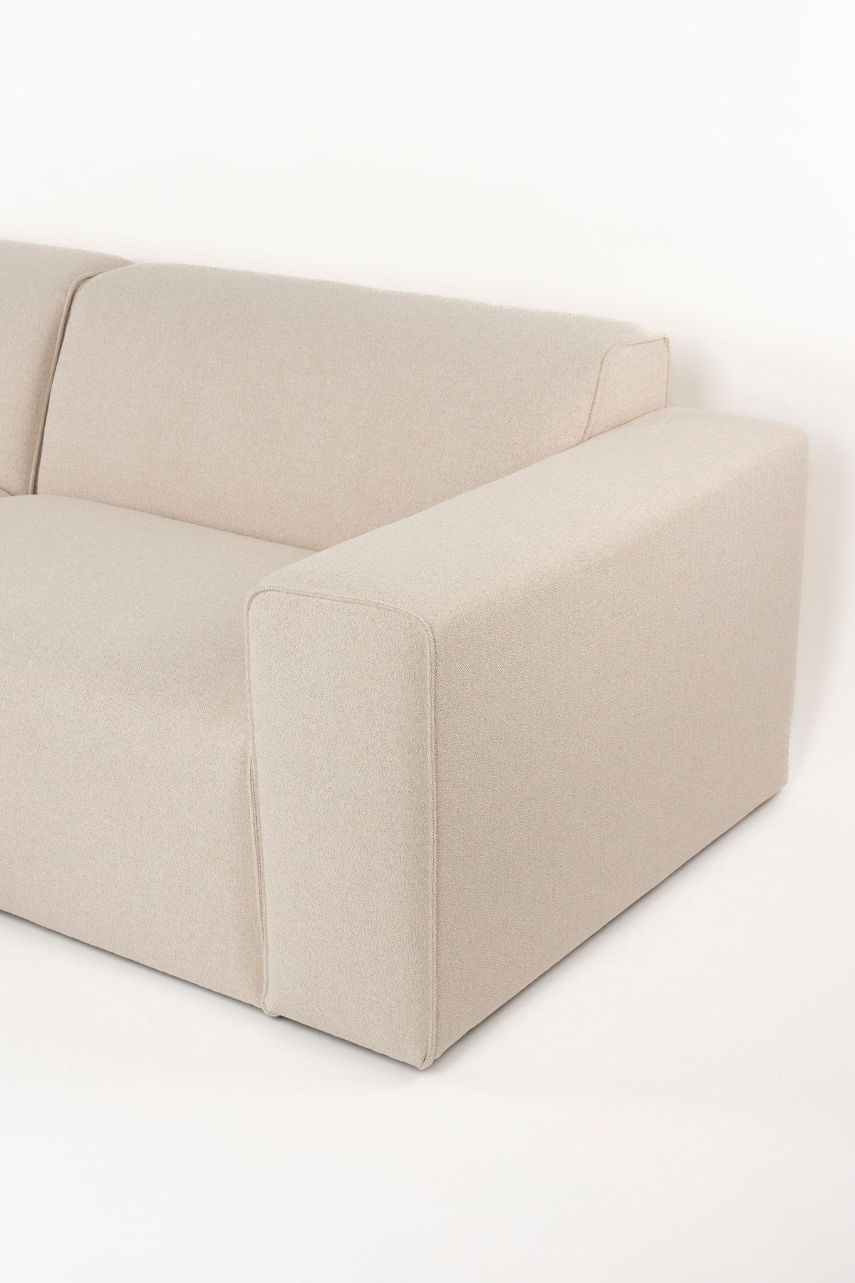 Sofa 4,5-osobowa MILKA piaskowy lewostronny – ujęcie 5