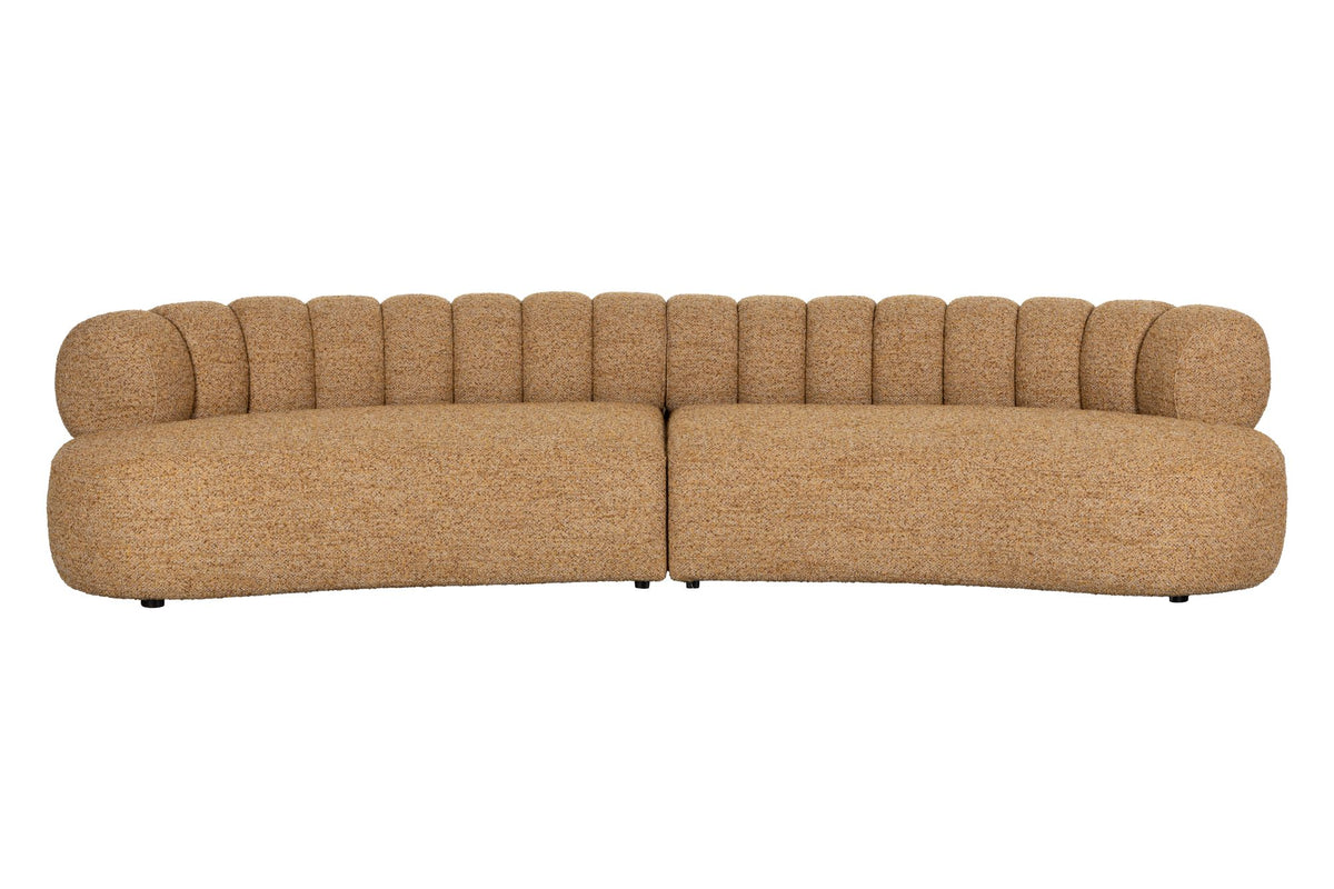 Sofa 4,5-osobowa DUVANE brązowy – ujęcie 3