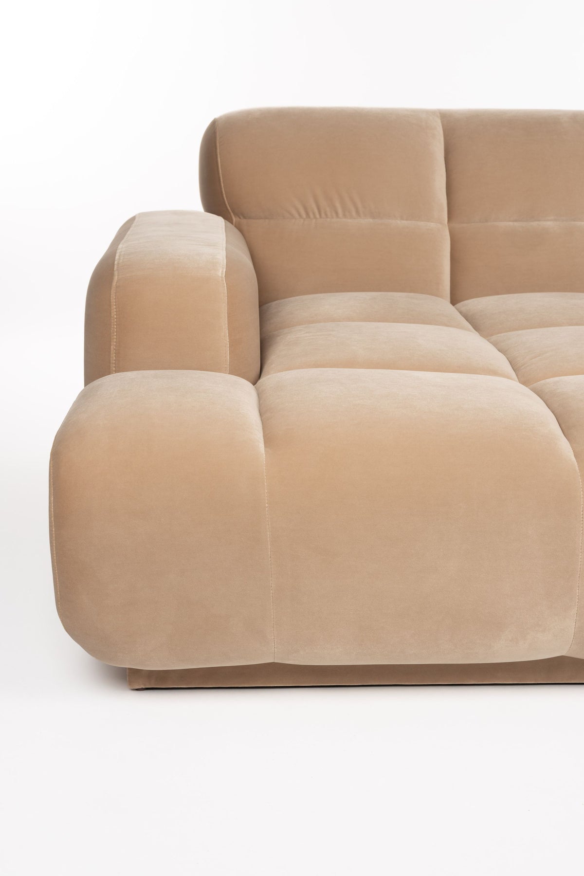 Sofa z szezlongiem HAZEL beżowy lewostronny – ujęcie 5