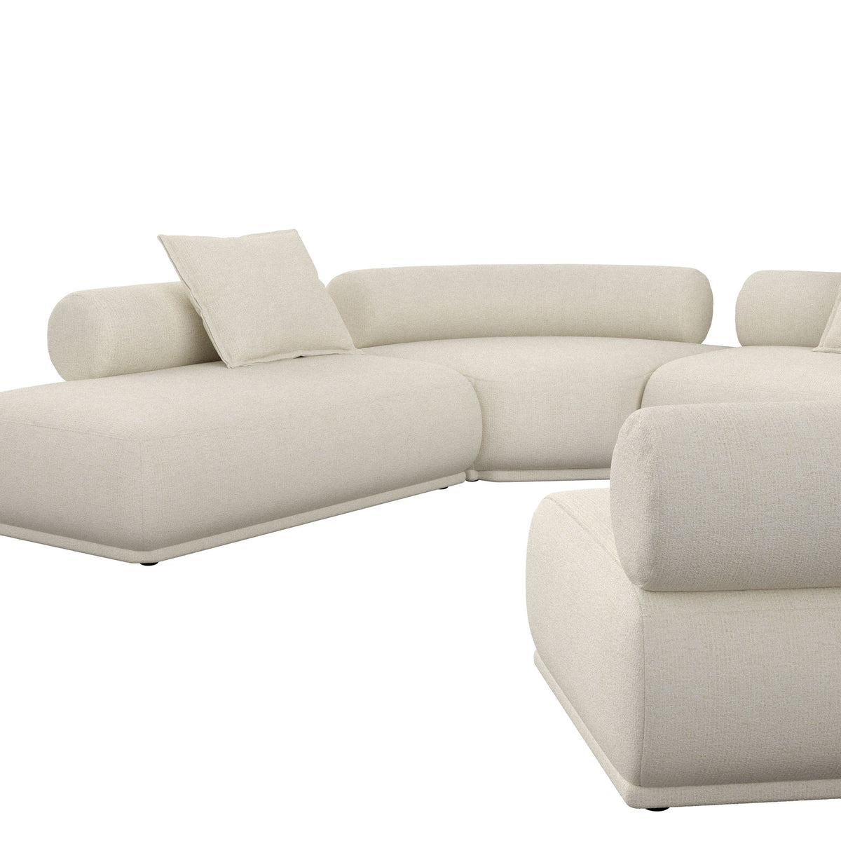 Sofa 7,5-osobowa REMBRANDT beżowy prawostronny – ujęcie 3