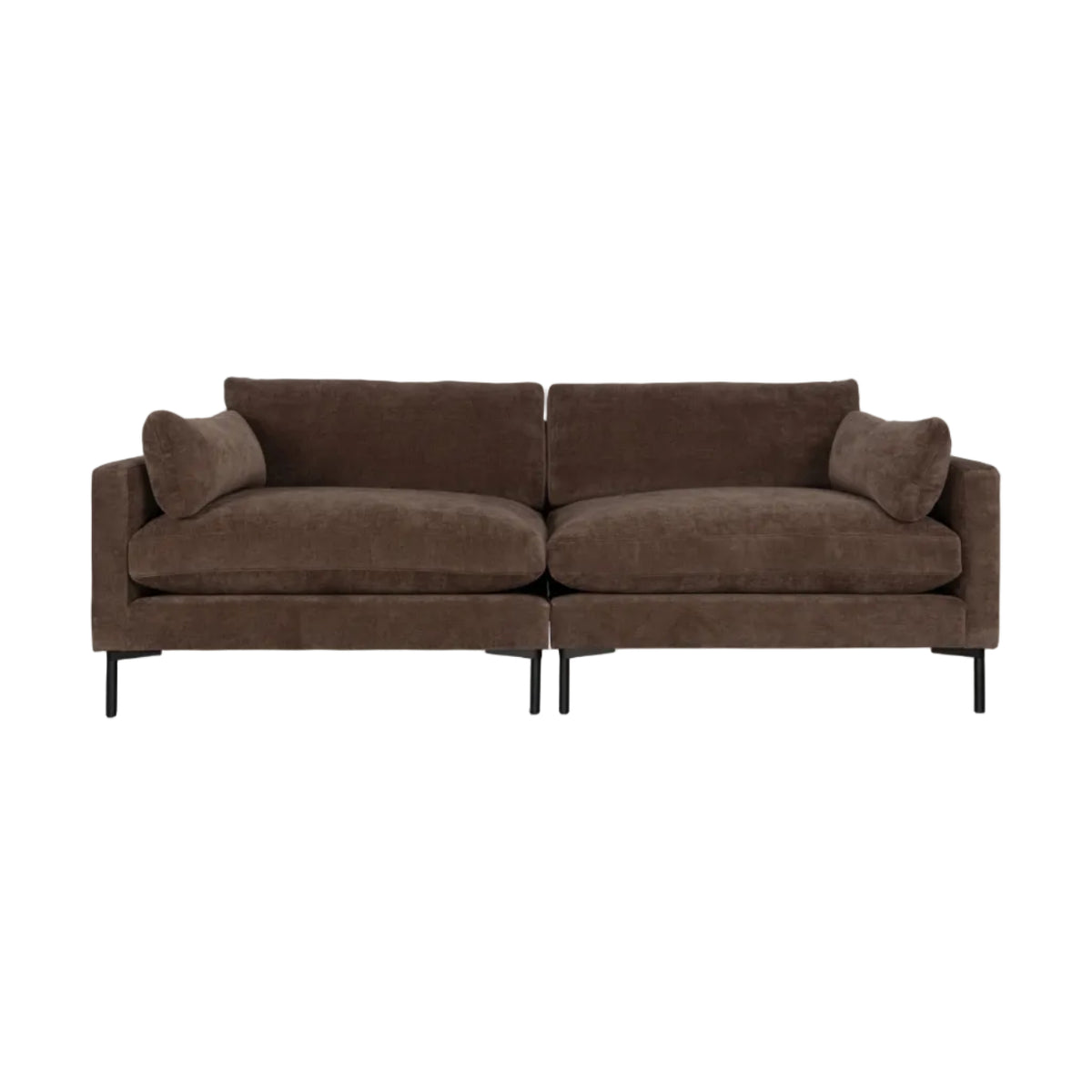 Sofa 3-osobowa SUMMER ciemnobrązowy – Zuiver