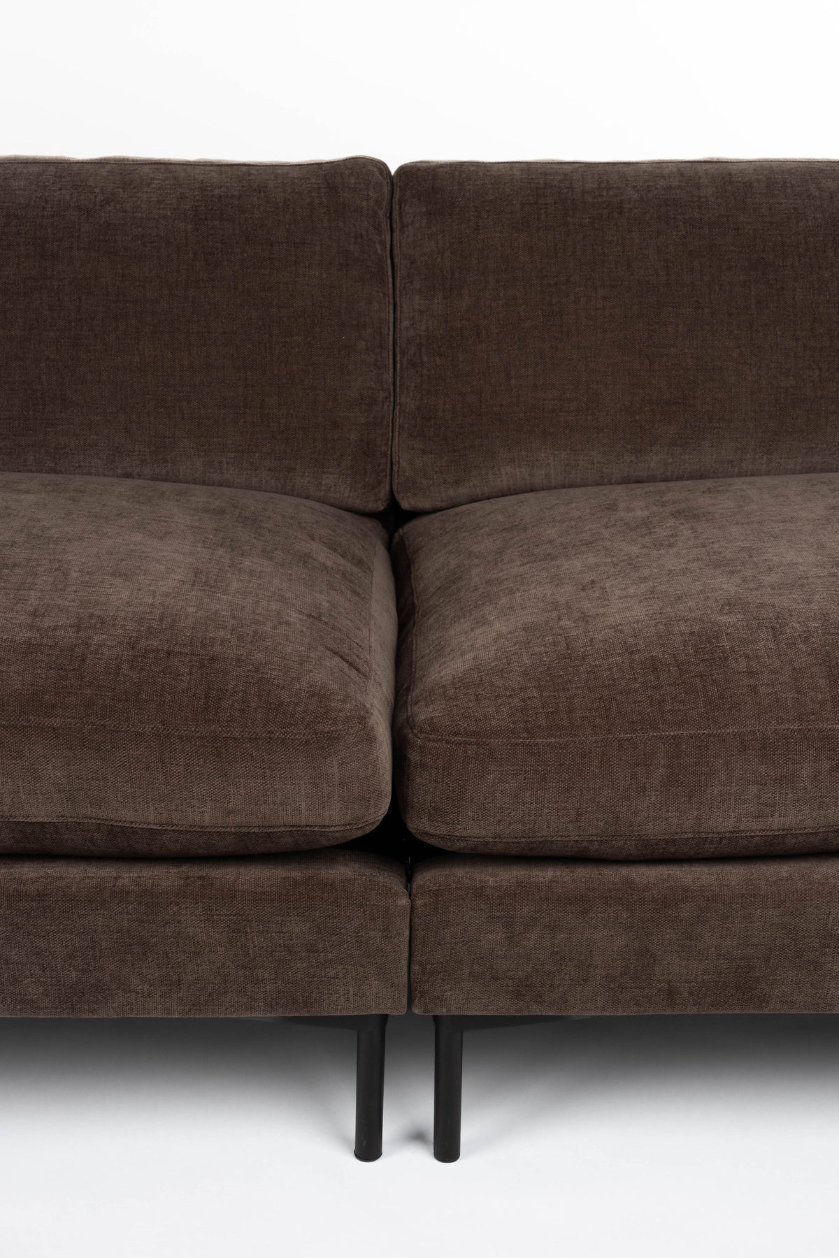 Sofa 3-osobowa SUMMER ciemnobrązowy – ujęcie 3