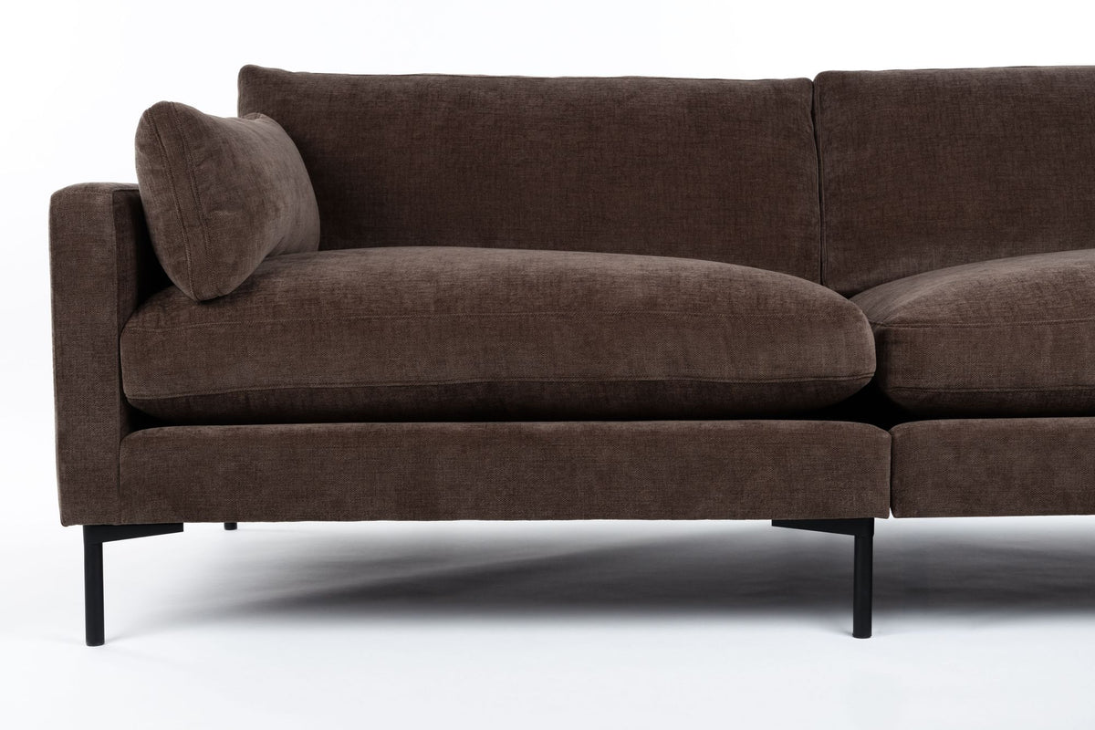 Sofa 4,5-osobowa SUMMER ciemnobrązowy – ujęcie 6