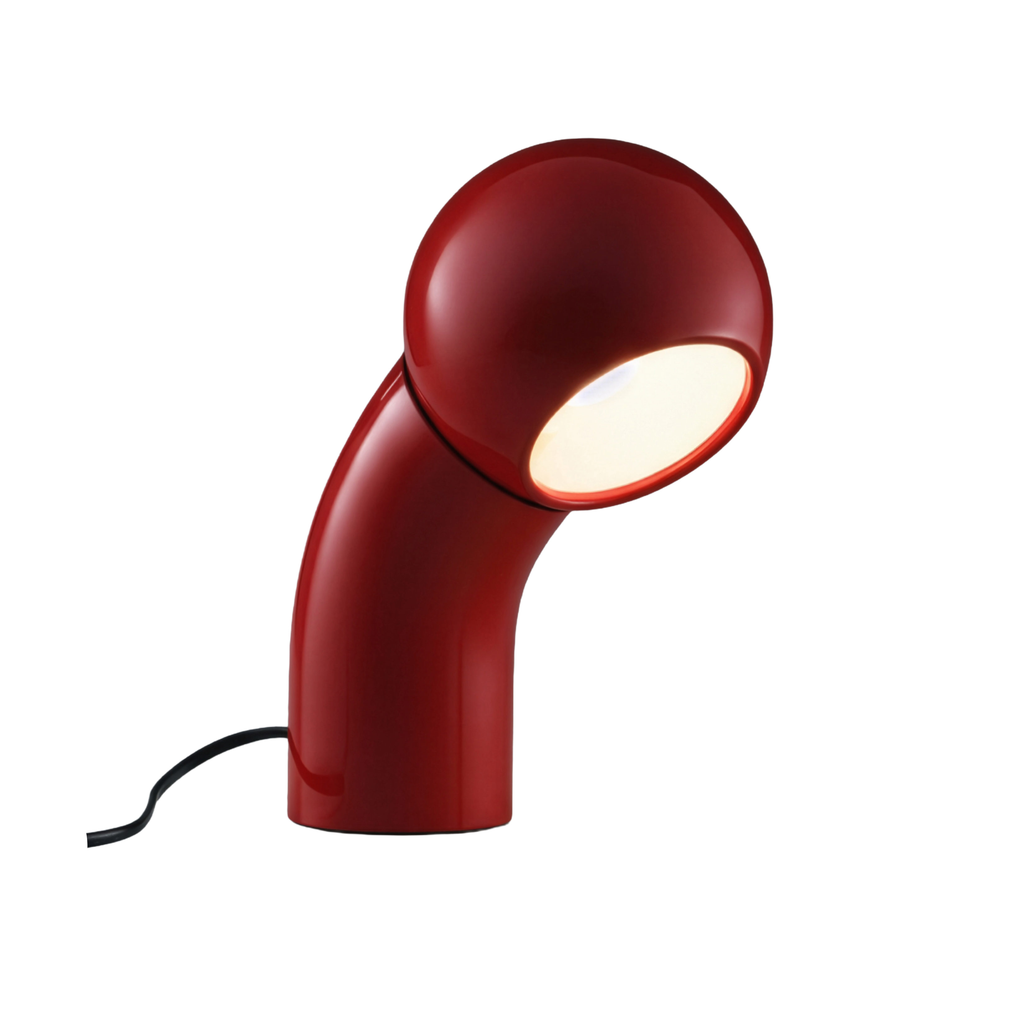 Lampa stołowa PALLINO połyskujący czerwony